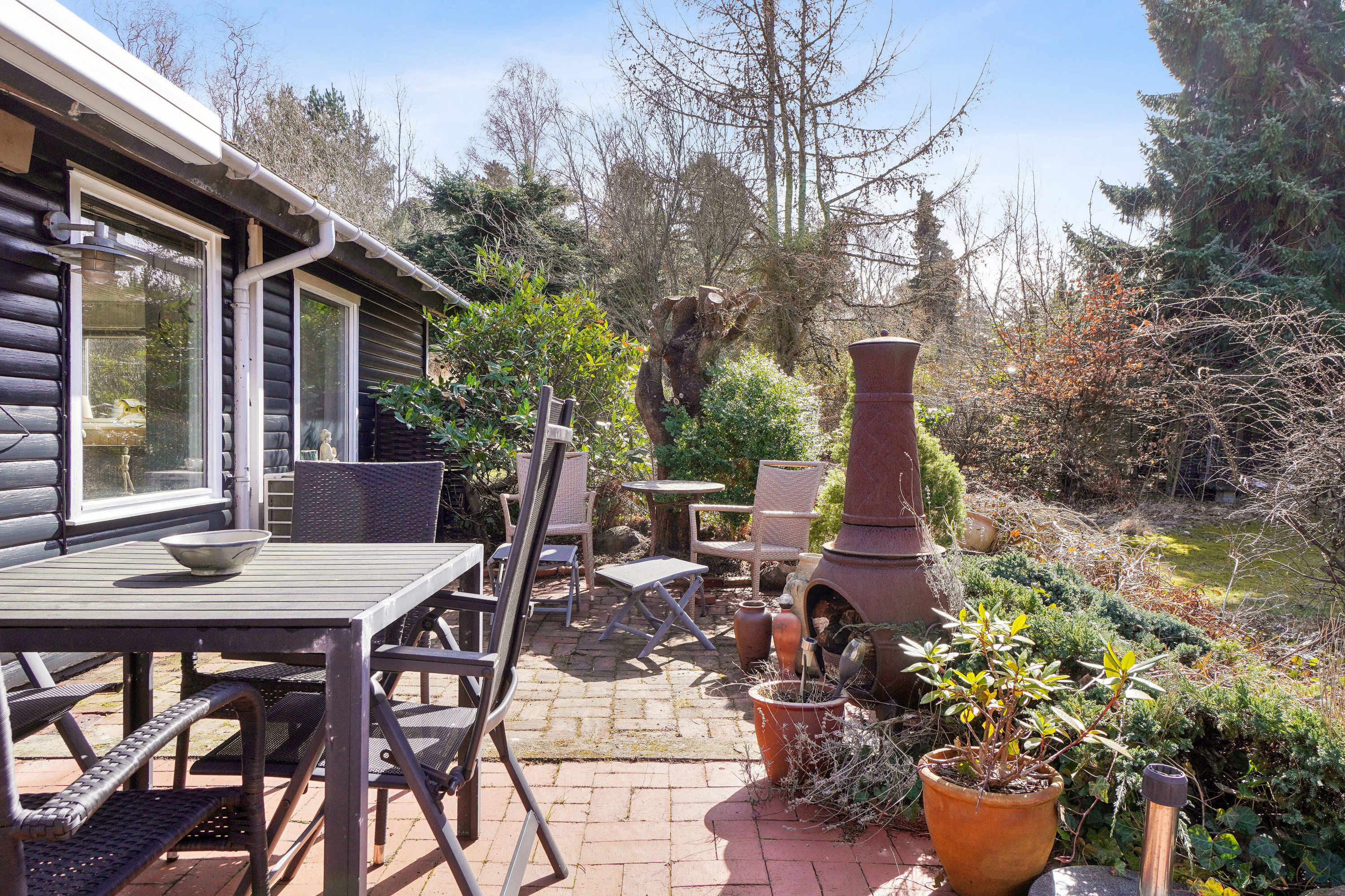 Fremhævet terrasse billede i fuldskærmstilstand. Billede af Egelunden 22, Tollerup, 3370 Melby