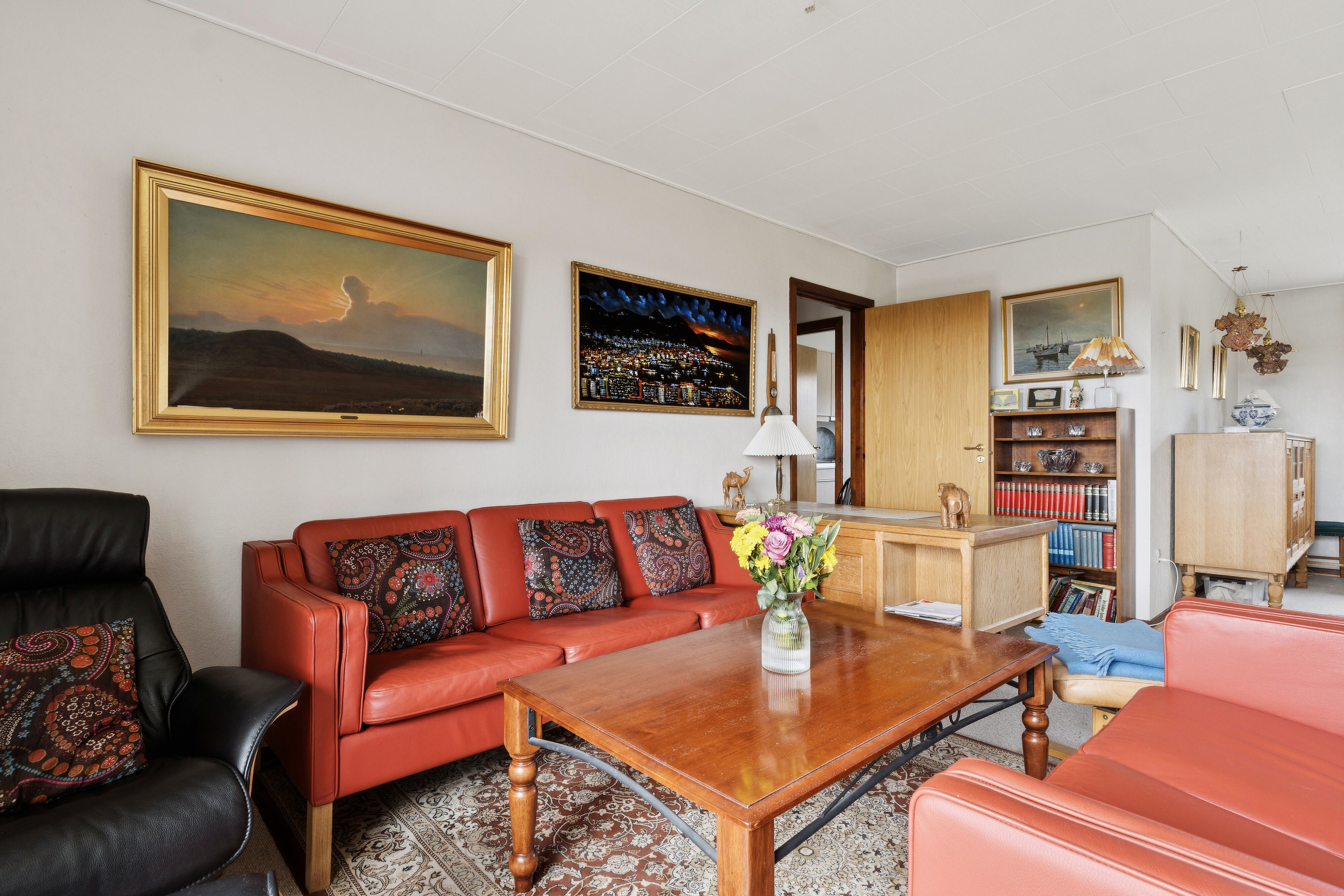 Fremhævet stue billede i fuldskærmstilstand. Billede af Burrevej 15, St Jyndevad, 6360 Tinglev