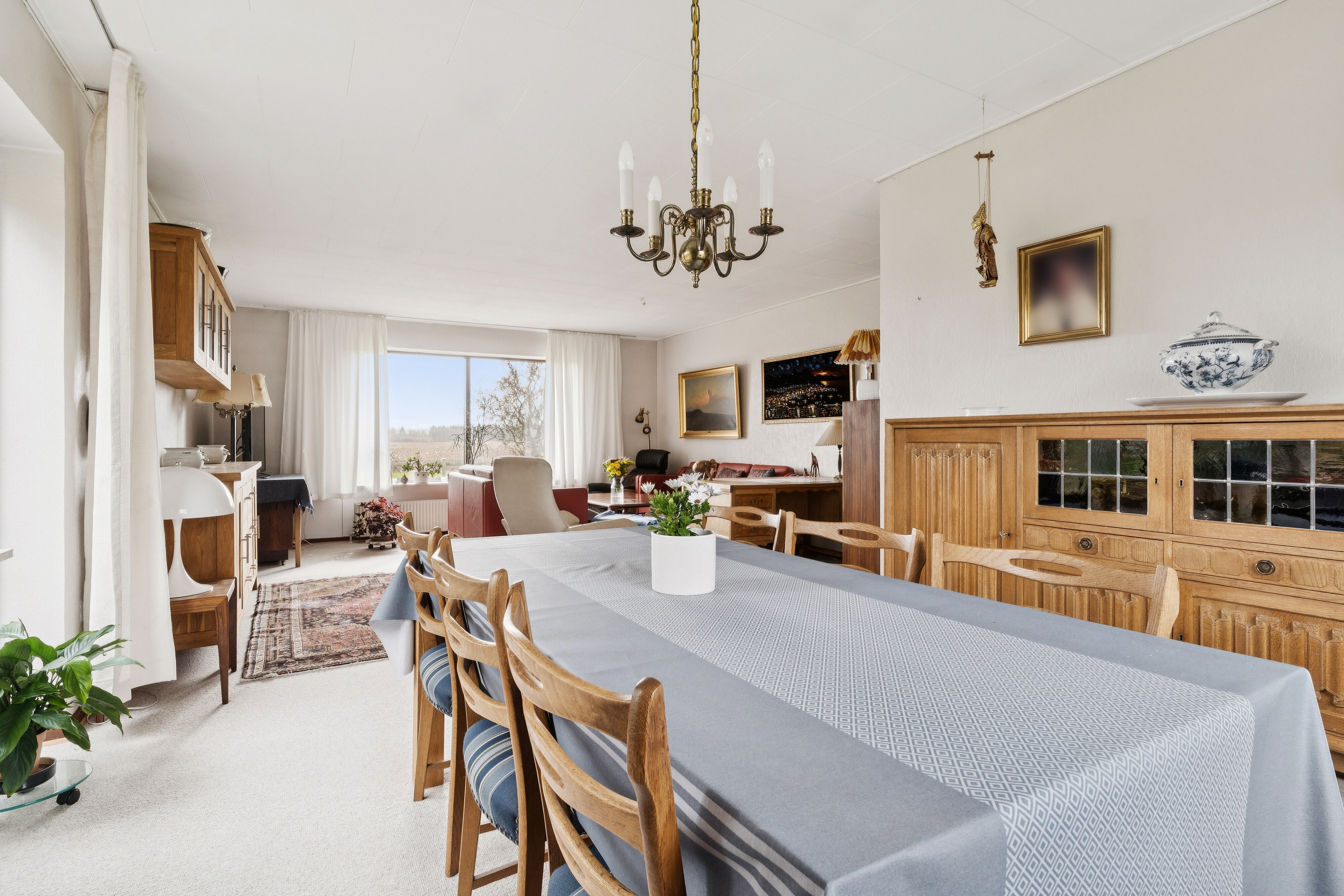 Fremhævet spisestue billede i fuldskærmstilstand. Billede af Burrevej 15, St Jyndevad, 6360 Tinglev