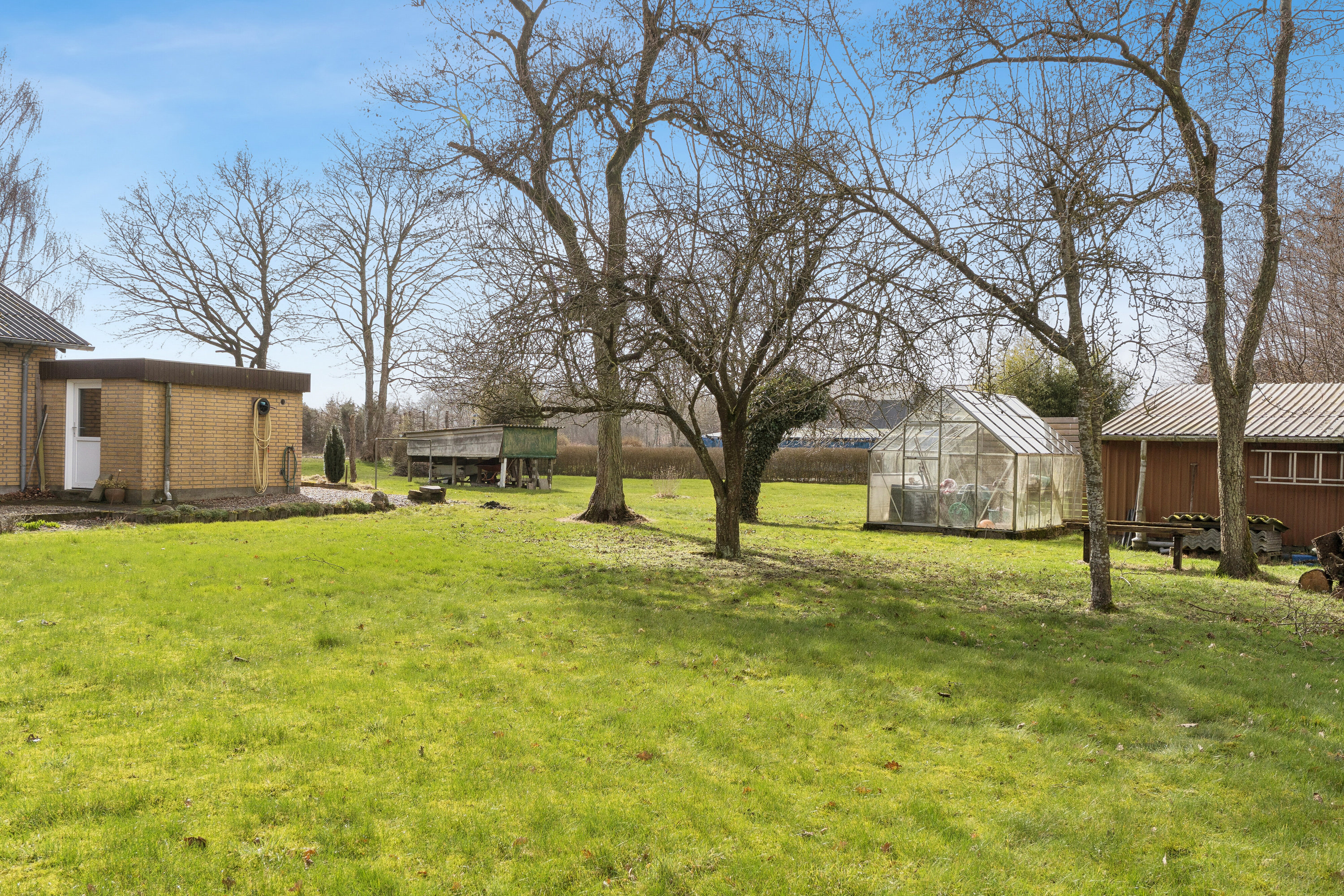 Fremhævet udendørs billede i fuldskærmstilstand. Billede af Burrevej 15, St Jyndevad, 6360 Tinglev