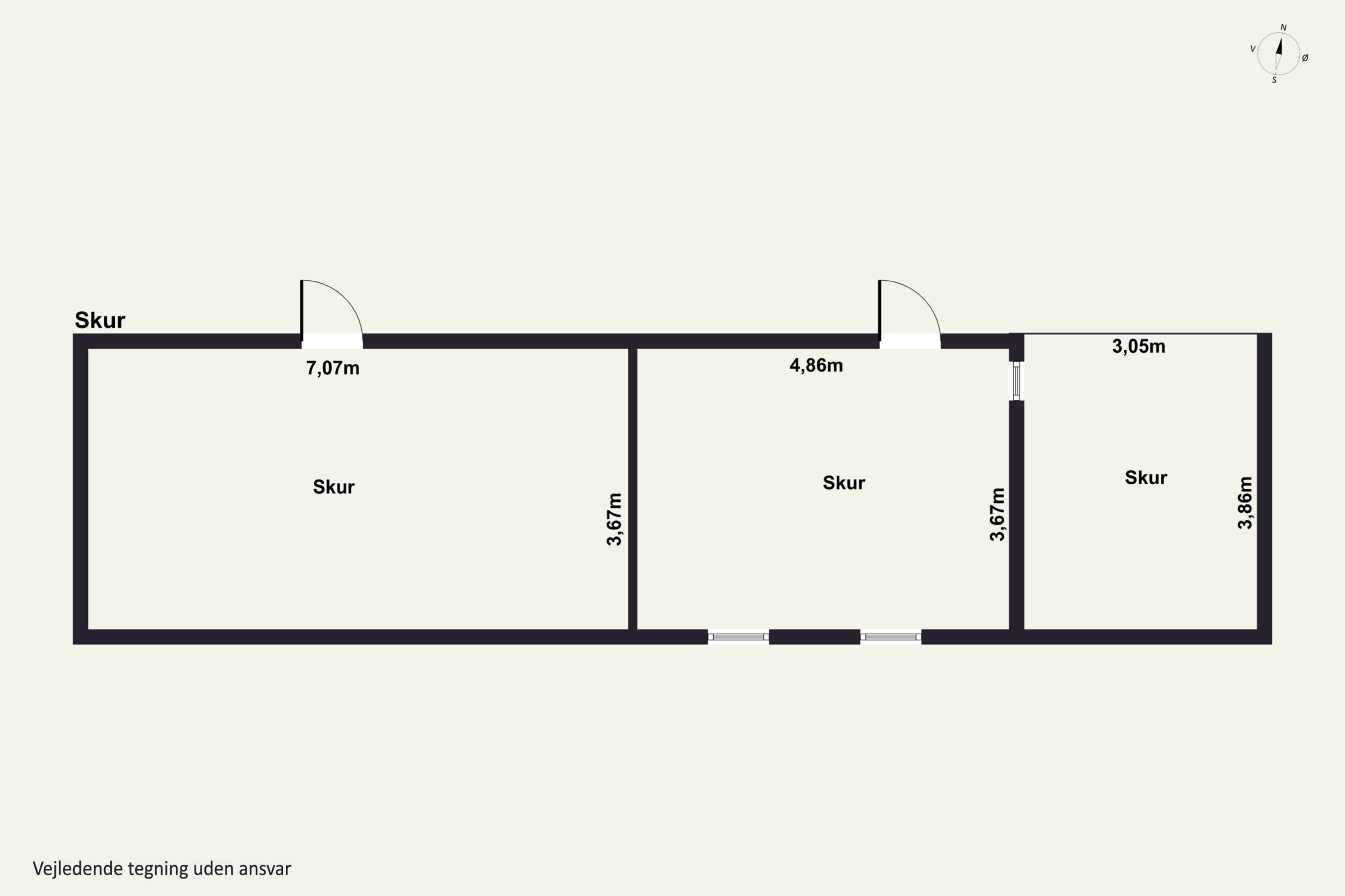 Plantegninger billede af Burrevej 15, St Jyndevad, 6360 Tinglev