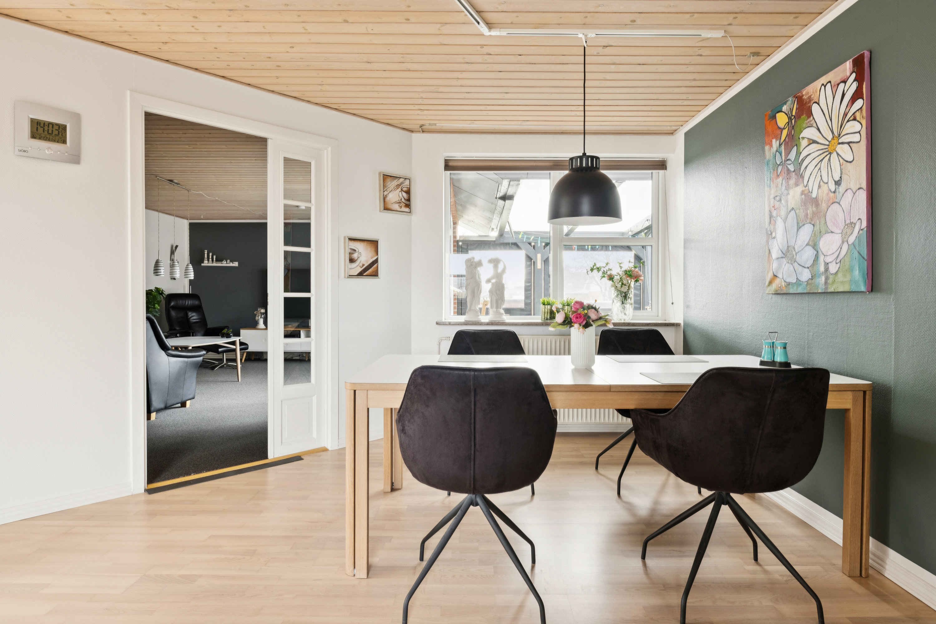 Fremhævet spisestue billede i fuldskærmstilstand. Billede af Ahornvej 16, 9632 Møldrup