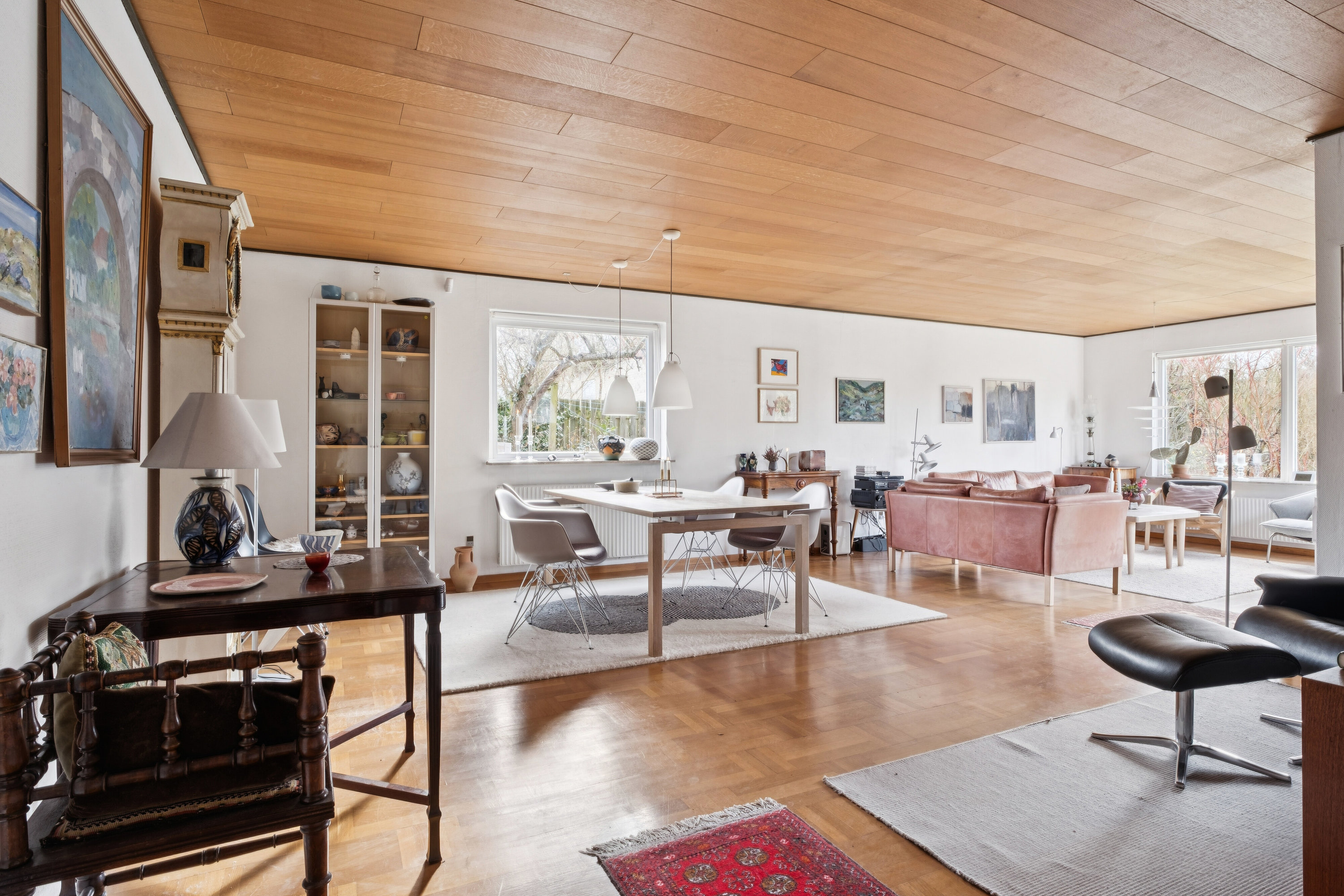 Fremhævet stue billede i fuldskærmstilstand. Billede af Hybenvej 2, 4690 Haslev