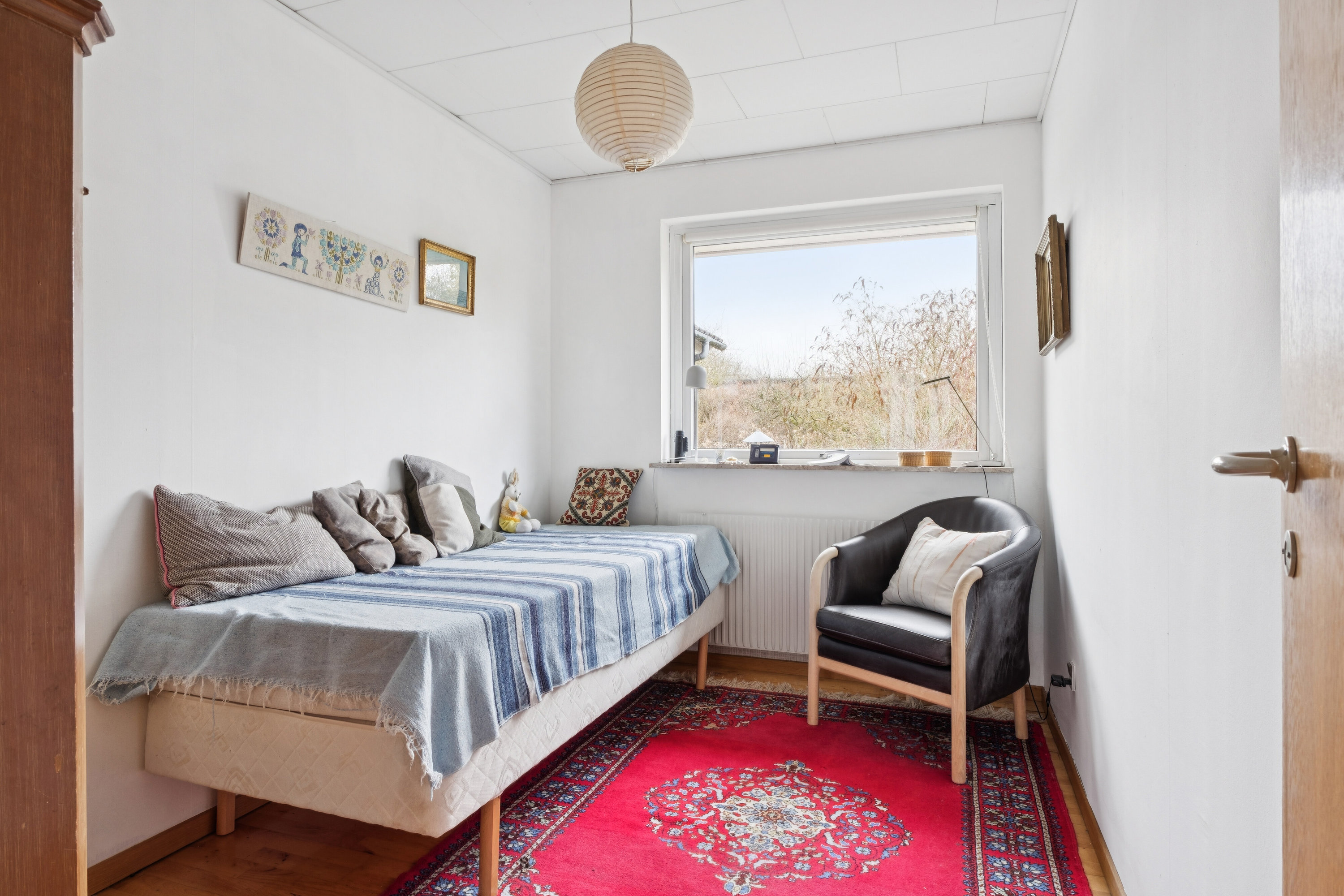 Fremhævet soveværelse billede i fuldskærmstilstand. Billede af Hybenvej 2, 4690 Haslev