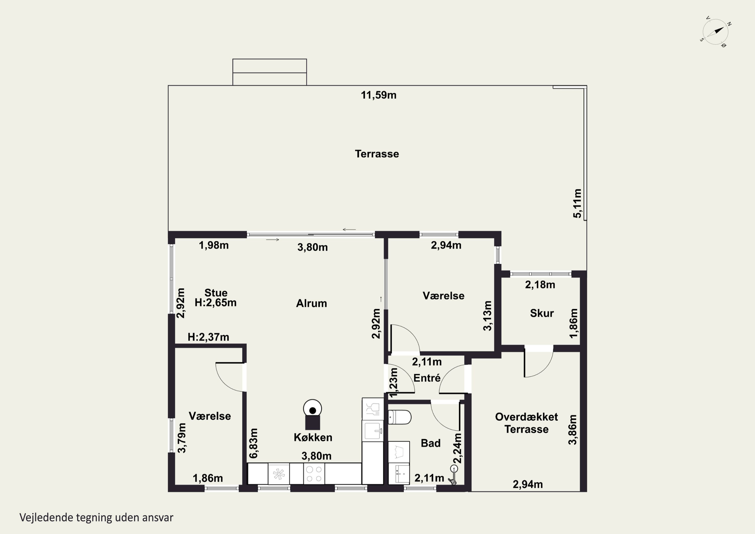 Plantegninger billede af Gl Havreholmvej 18, 3100 Hornbæk