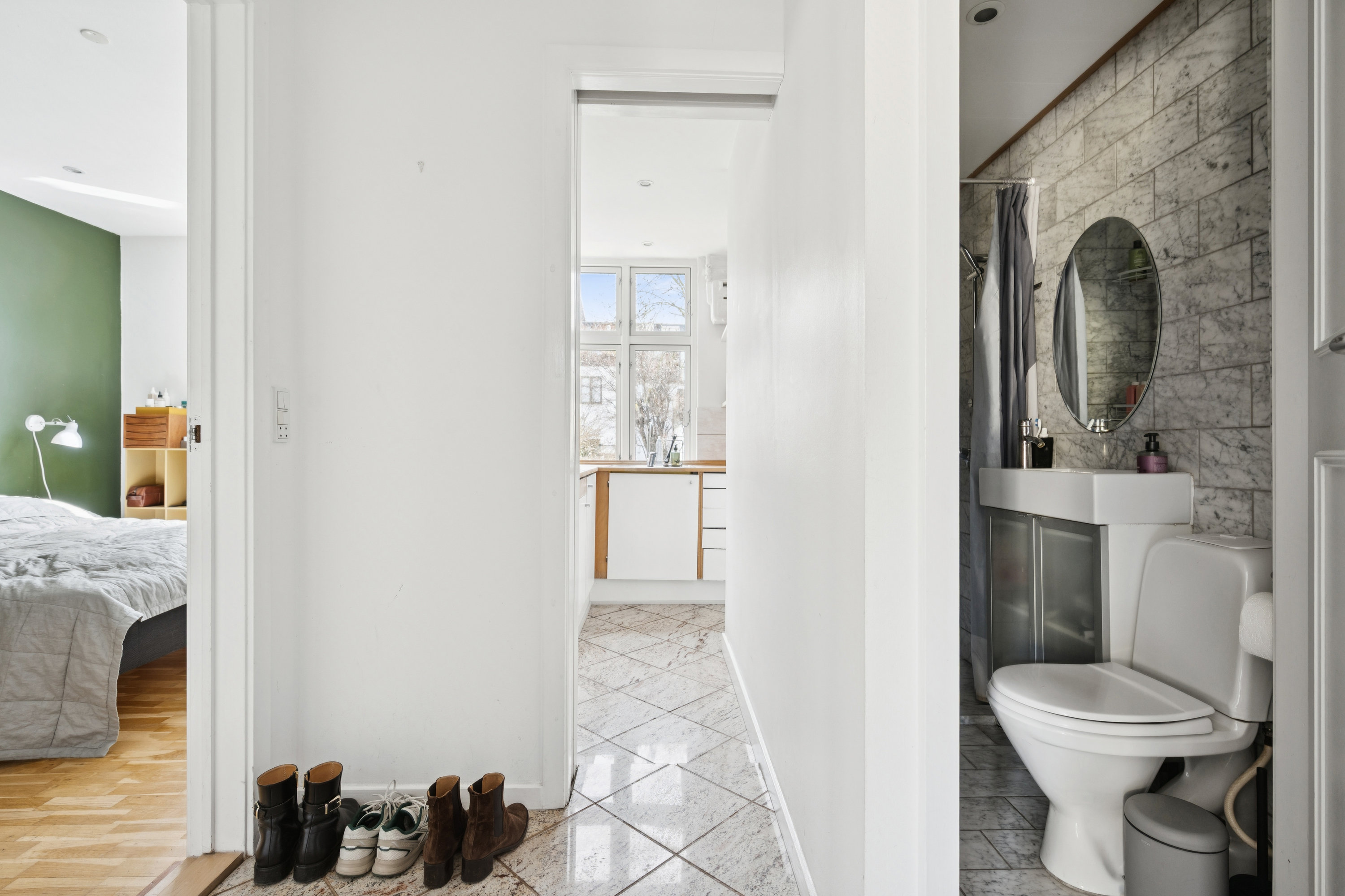 Fremhævet badeværelse billede i fuldskærmstilstand. Billede af Valhøjvej 3, 1. tv., 2500 Valby