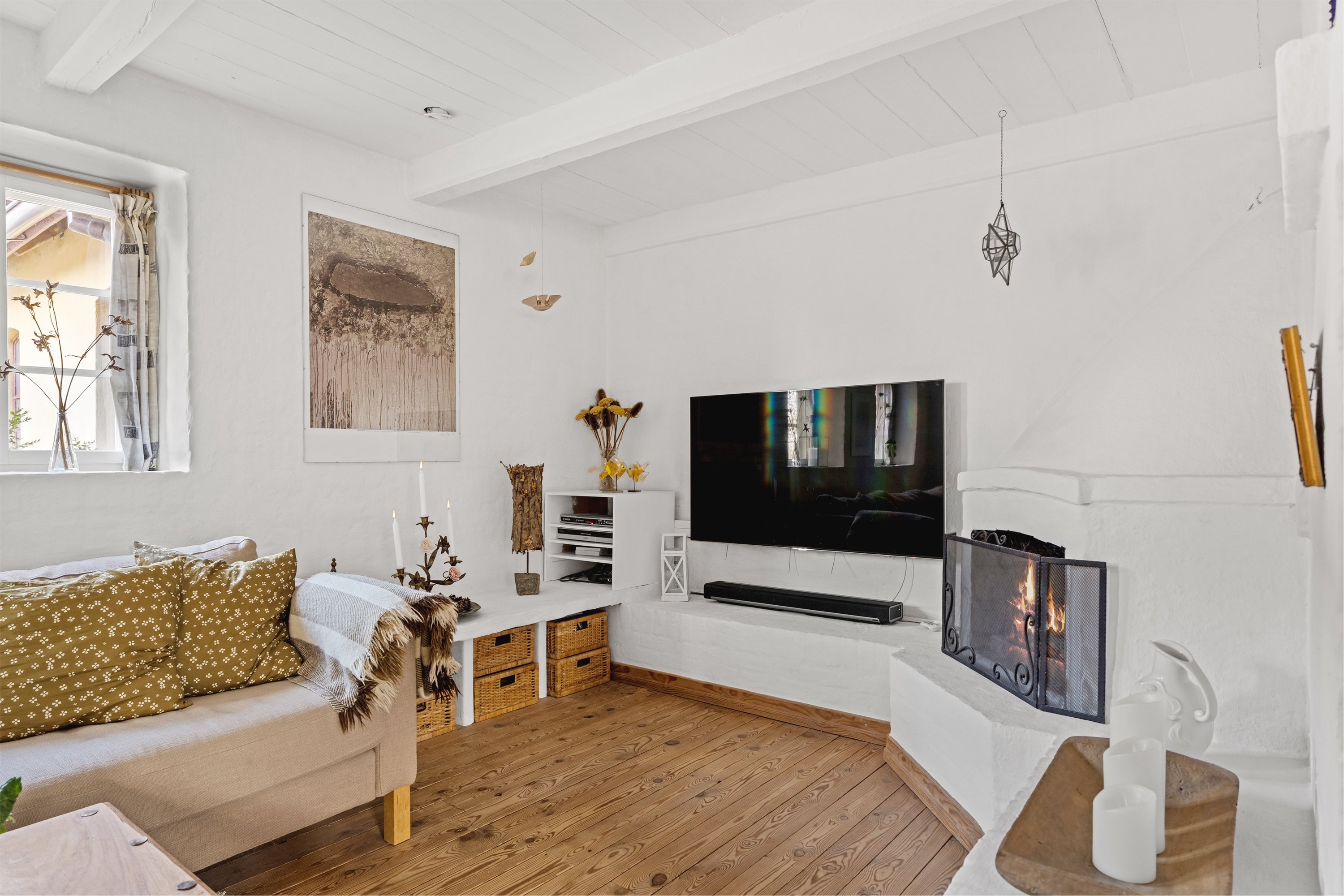 Fremhævet stue billede i fuldskærmstilstand. Billede af Bursøvej 11, Bursø, 4930 Maribo