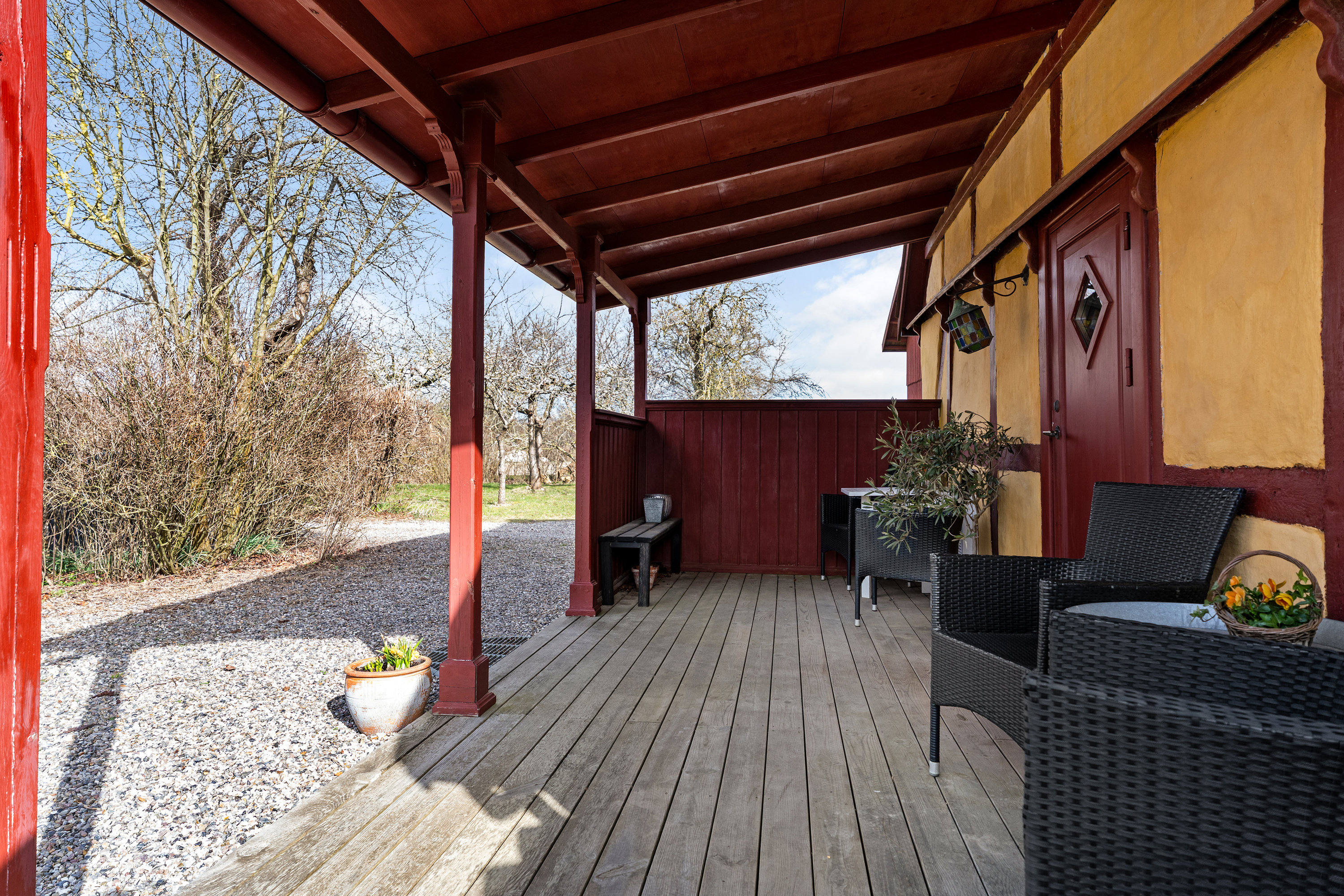 Fremhævet overdækket terrasse billede i fuldskærmstilstand. Billede af Bursøvej 11, Bursø, 4930 Maribo