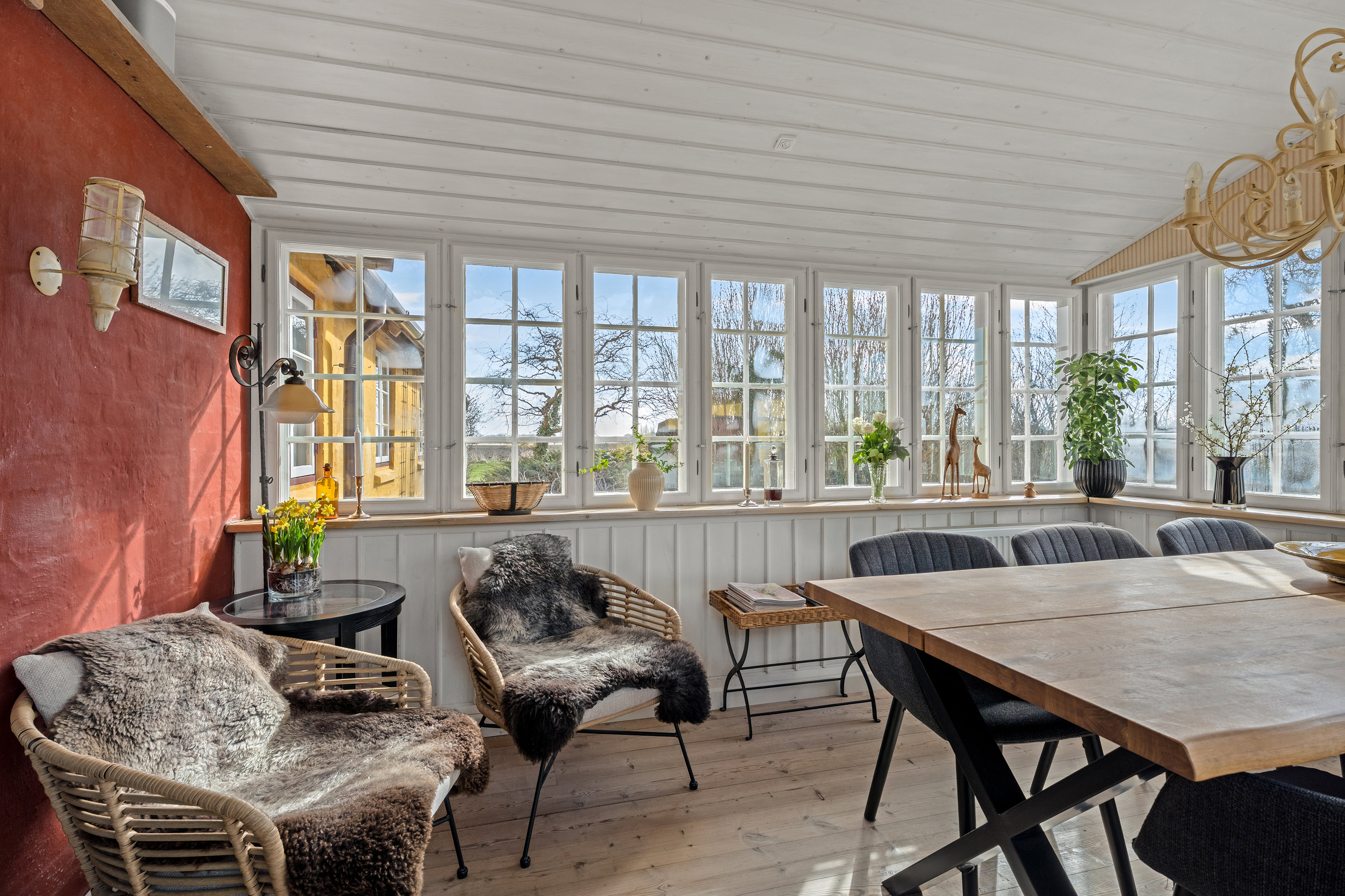 Fremhævet udestue billede i fuldskærmstilstand. Billede af Bursøvej 11, Bursø, 4930 Maribo