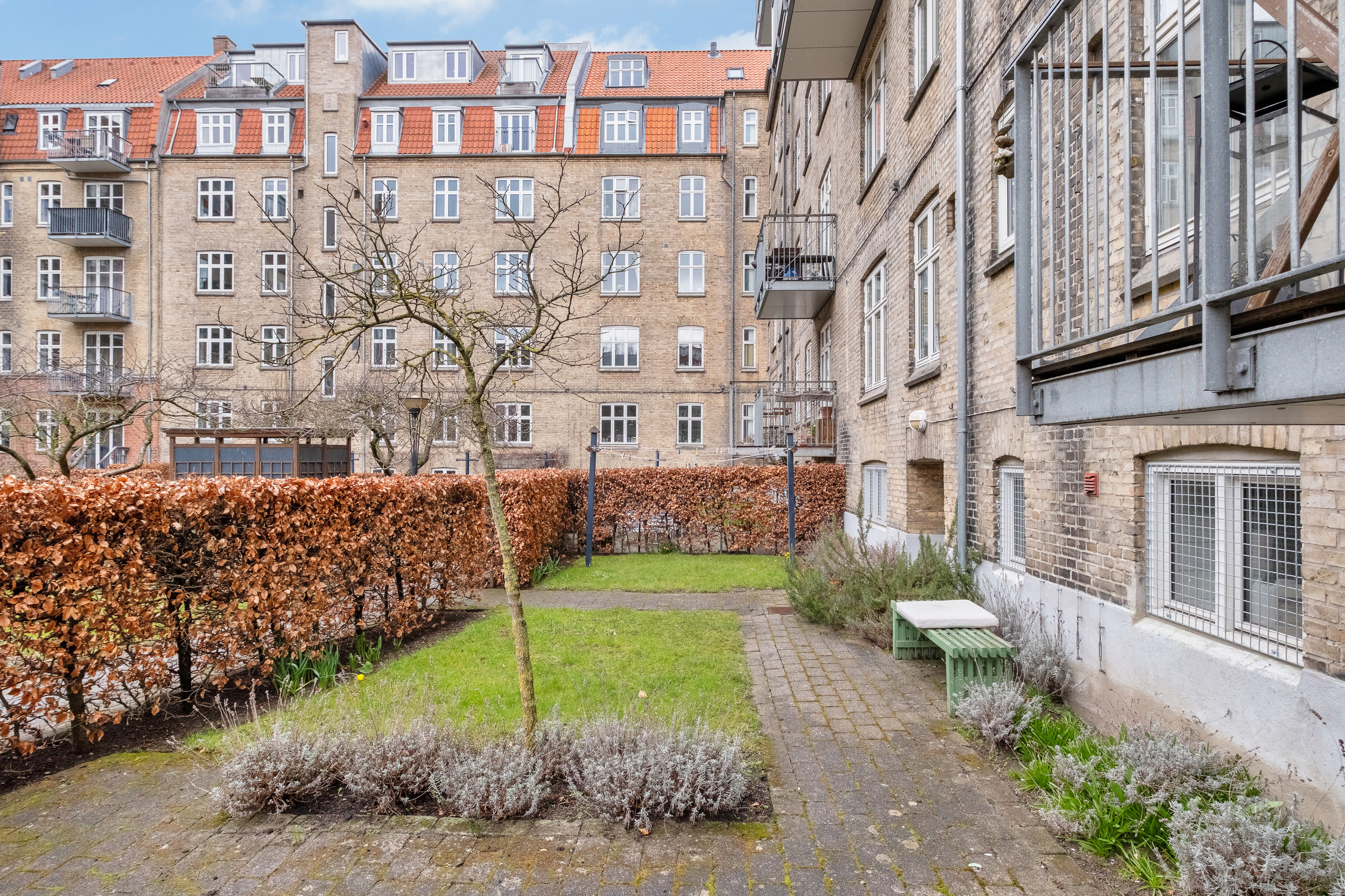 Fremhævet gårdmiljø billede i fuldskærmstilstand. Billede af Jerichausgade 15, 4. th., 8000 Aarhus C