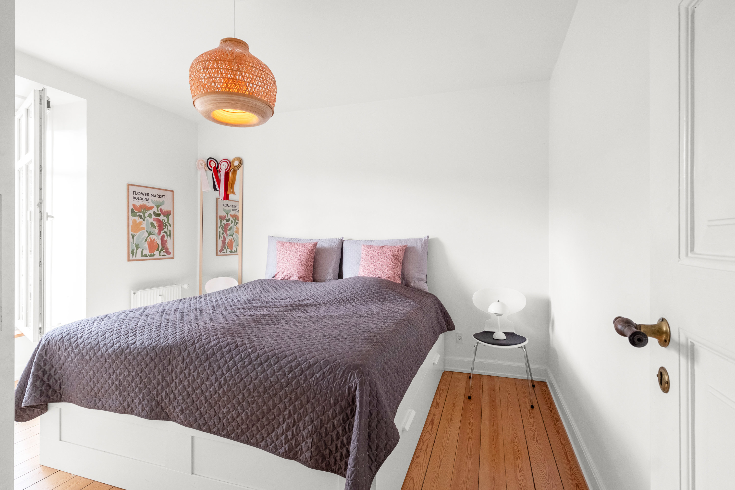 Fremhævet soveværelse billede i fuldskærmstilstand. Billede af Jerichausgade 15, 4. th., 8000 Aarhus C