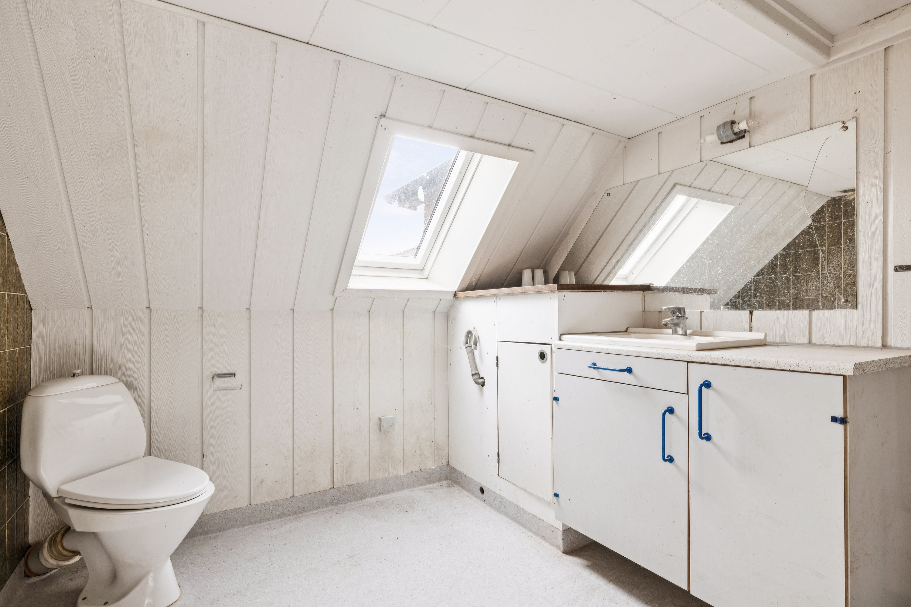 Fremhævet badeværelse billede i fuldskærmstilstand. Billede af Randersvej 14A+B, Hammershøj, 8830 Tjele