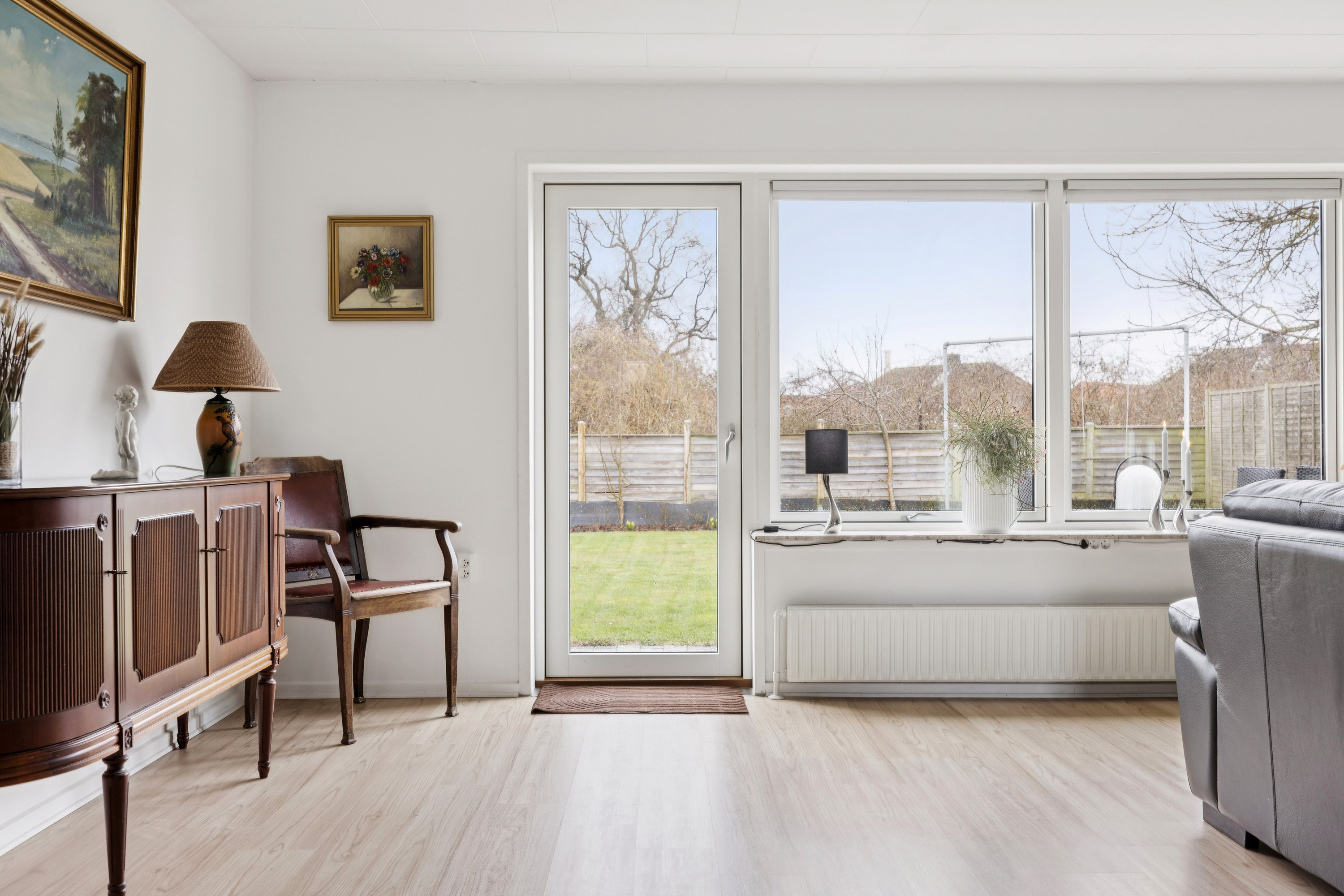 Fremhævet stue billede i fuldskærmstilstand. Billede af Baronvej 4, 5610 Assens