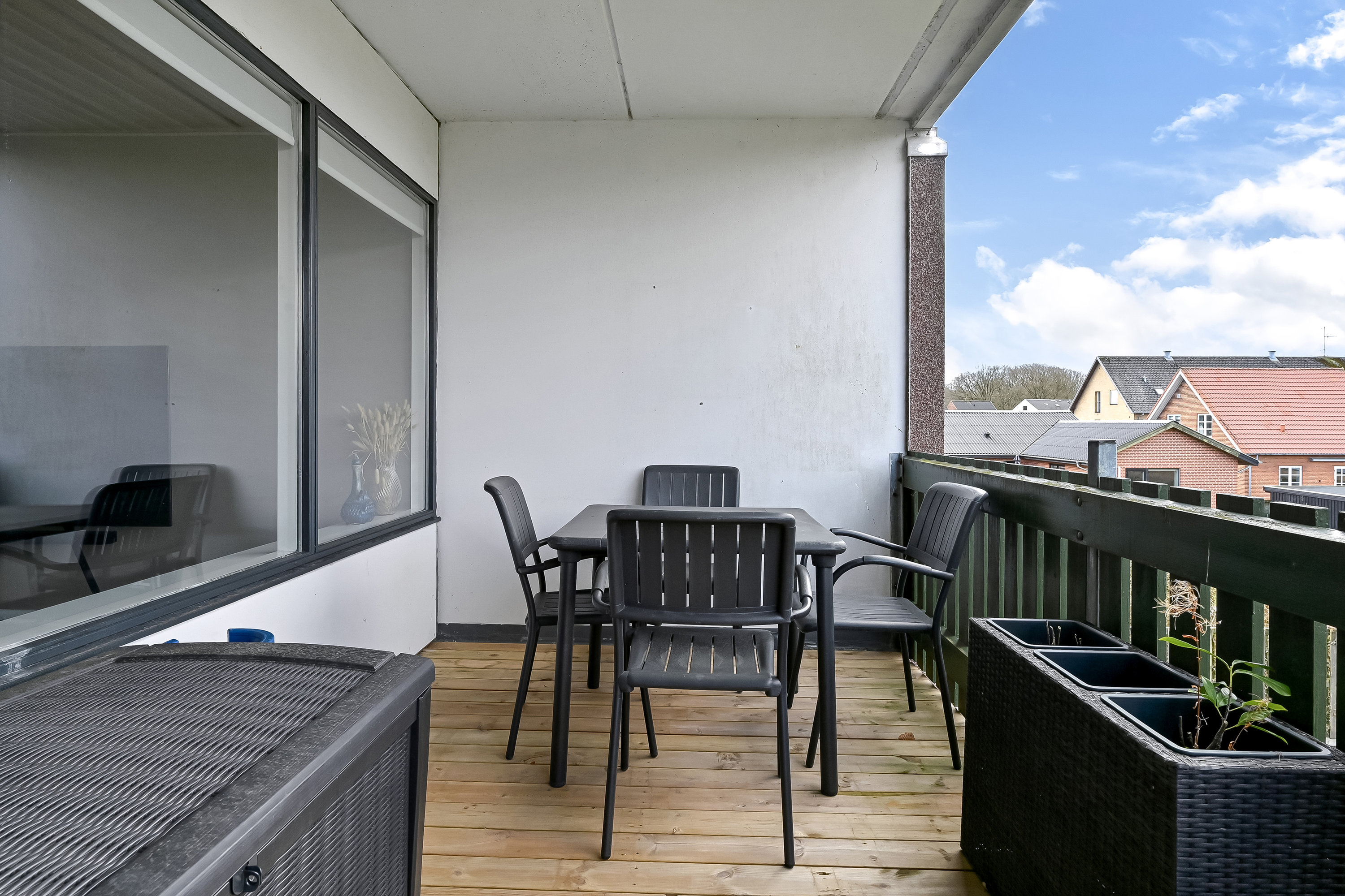 Fremhævet altan billede i fuldskærmstilstand. Billede af Odinsgade 5A, 1., 7400 Herning