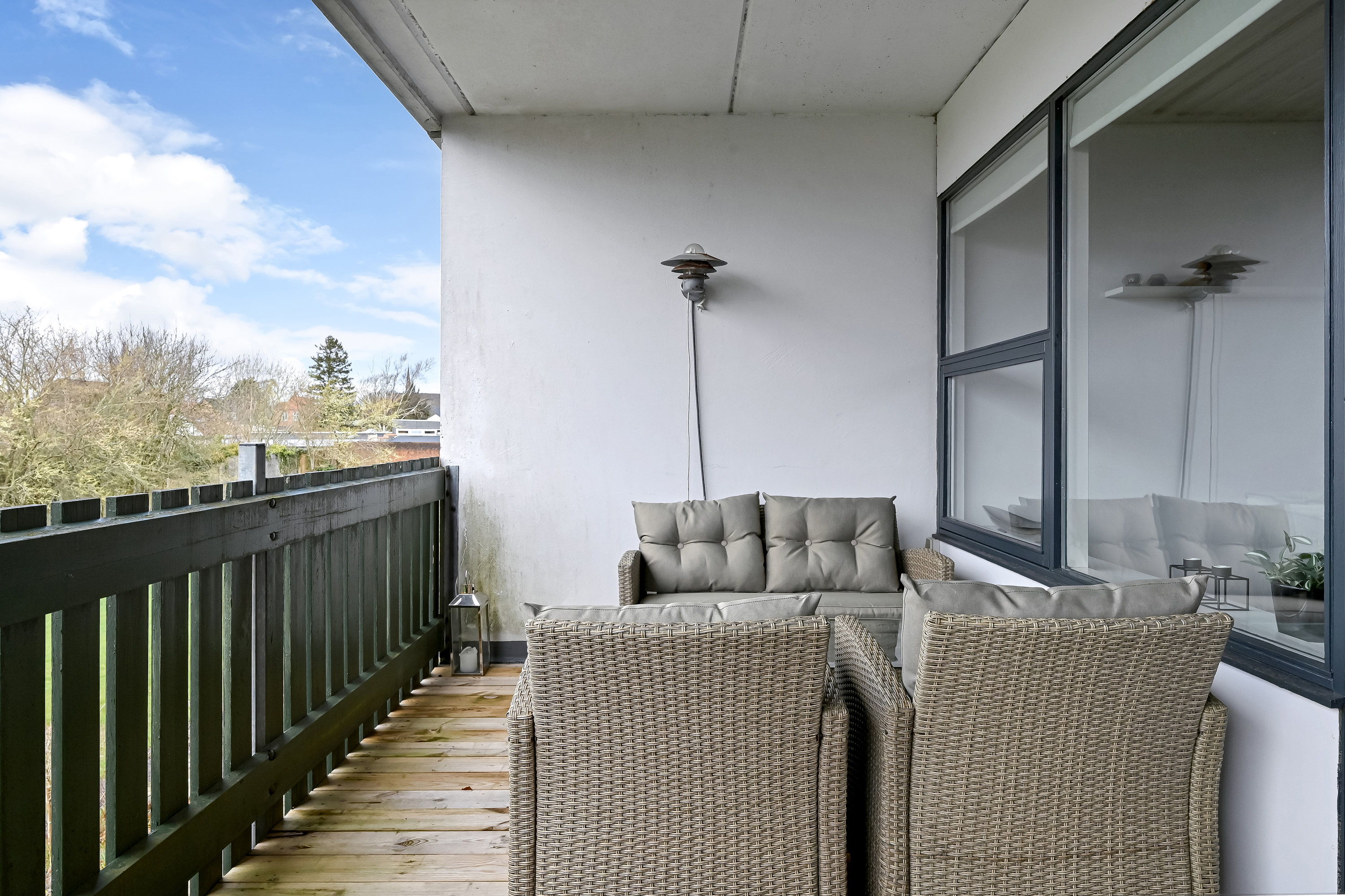 Fremhævet altan billede i fuldskærmstilstand. Billede af Odinsgade 5A, 1., 7400 Herning