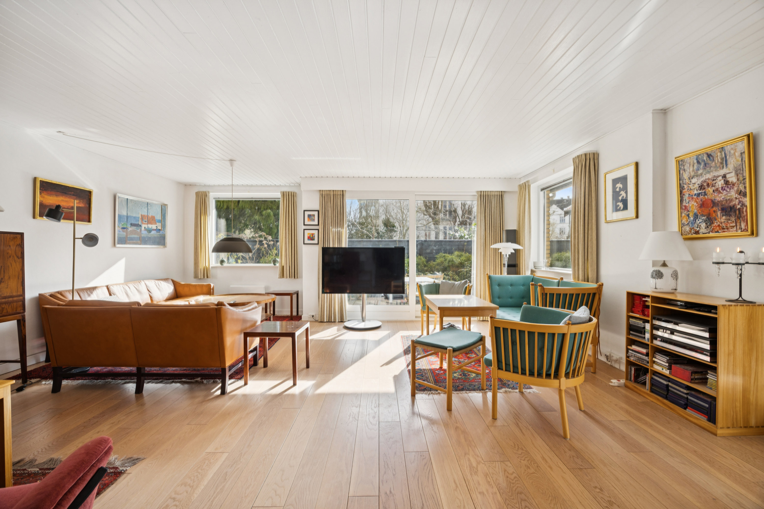 Fremhævet stue billede i fuldskærmstilstand. Billede af Drosselvej 62B, 2000 Frederiksberg