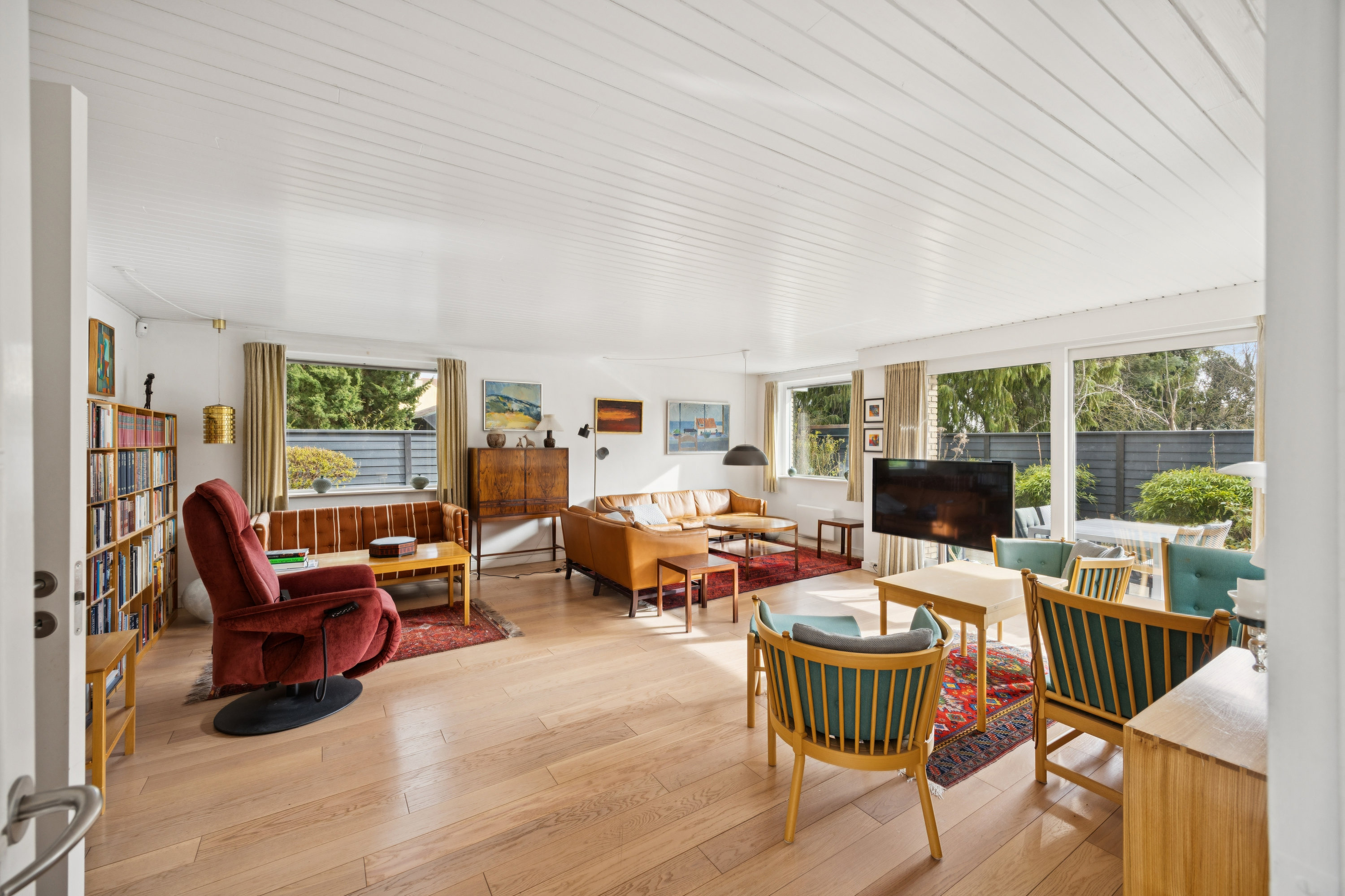 Fremhævet stue billede i fuldskærmstilstand. Billede af Drosselvej 62B, 2000 Frederiksberg