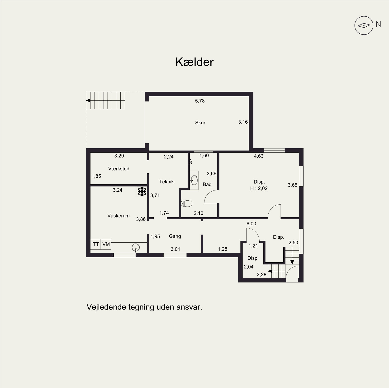 Plantegninger billede af Tranevej 24, 8700 Horsens