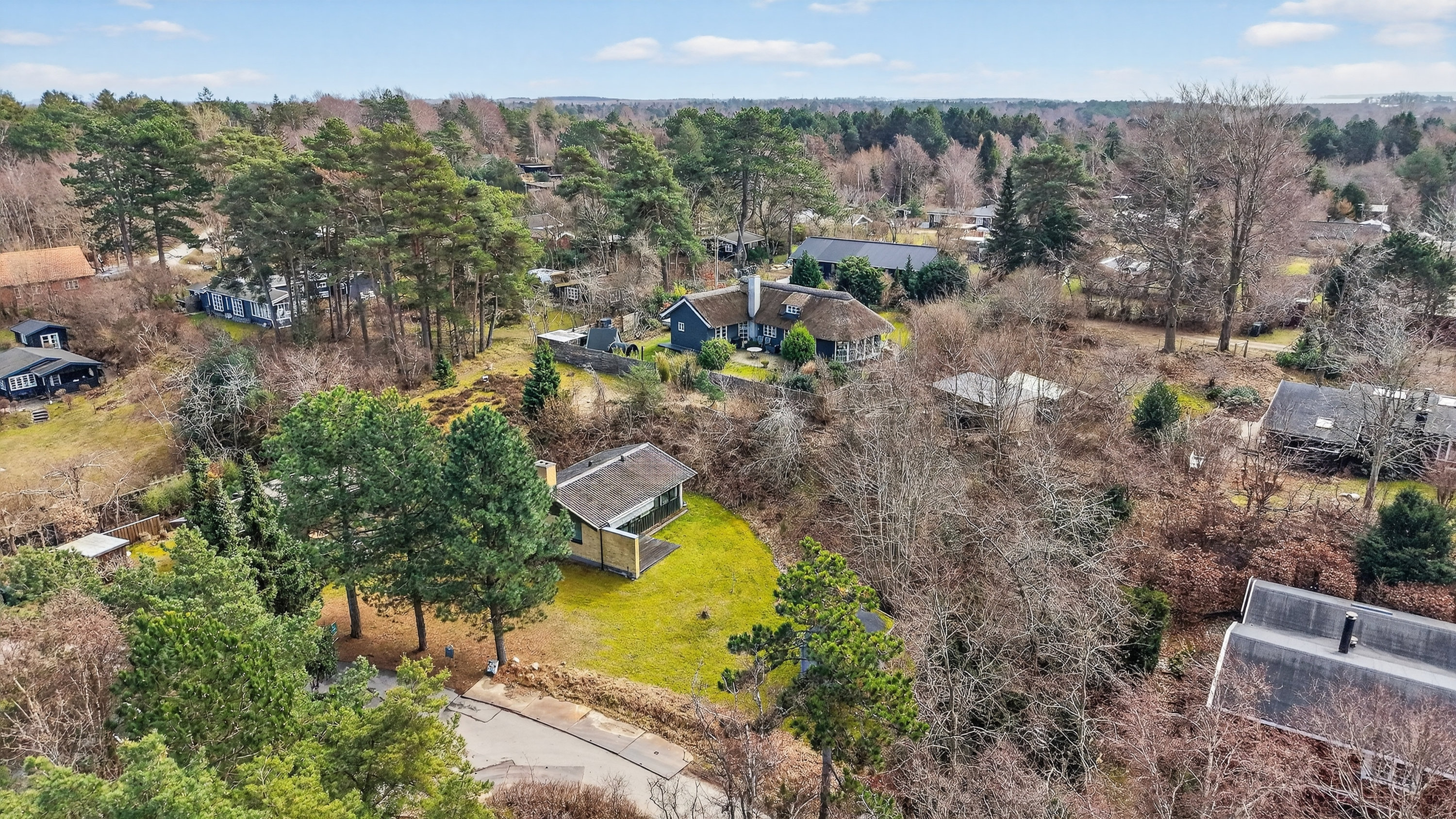 Fremhævet luftfoto billede i fuldskærmstilstand. Billede af Skærbyvangen 34, 4500 Nykøbing Sj