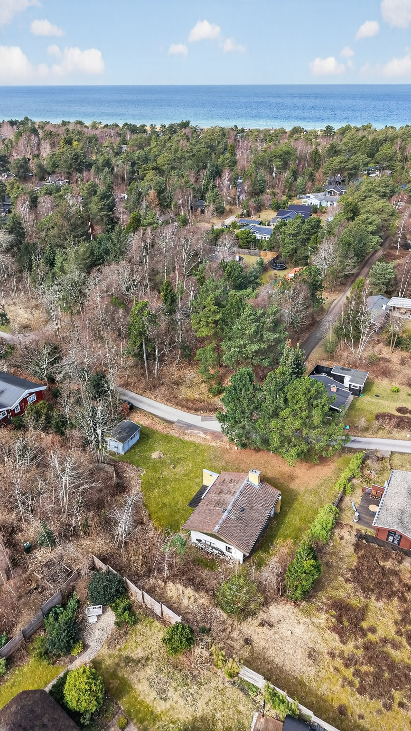 Fremhævet luftfoto billede i fuldskærmstilstand. Billede af Skærbyvangen 34, 4500 Nykøbing Sj