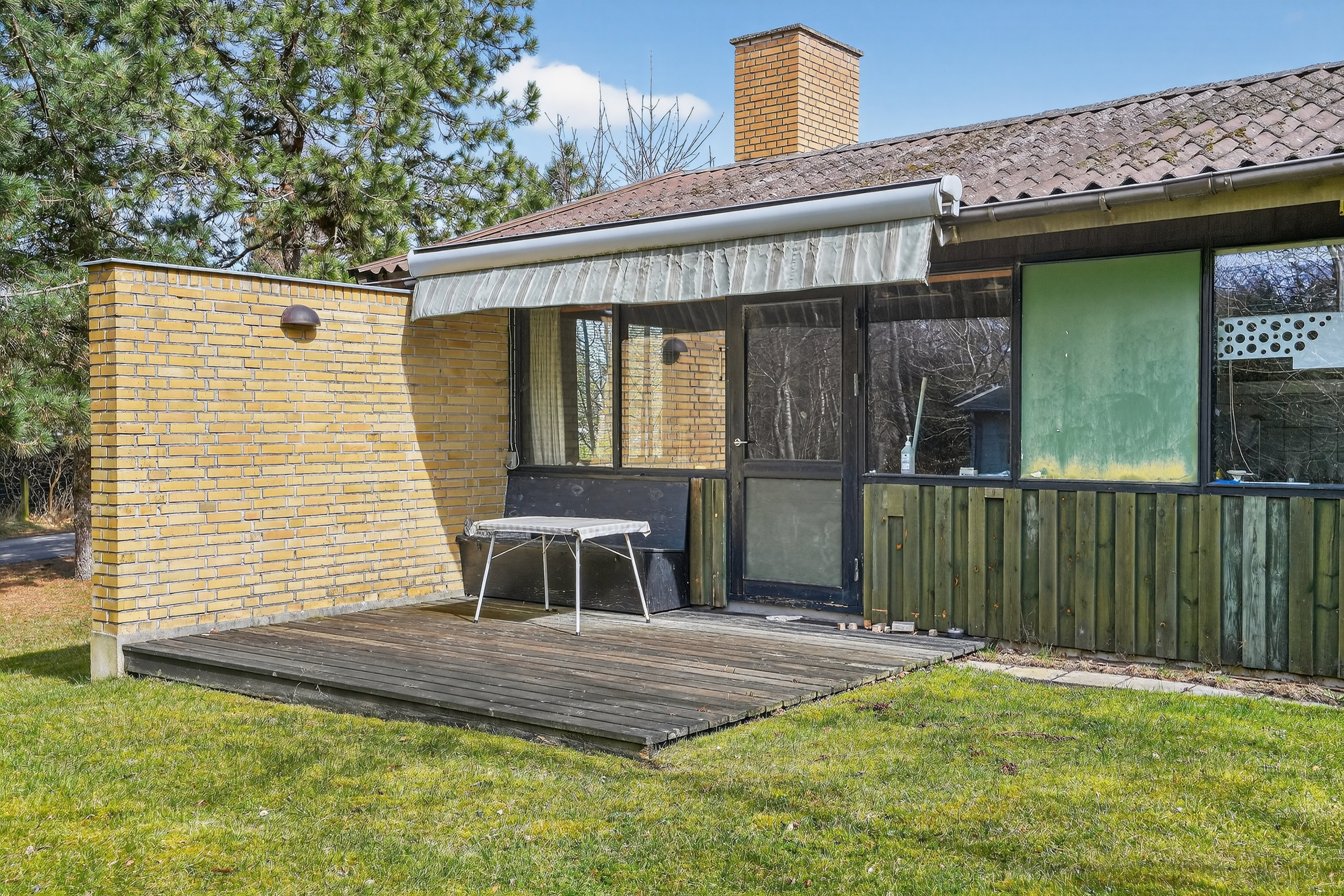 Fremhævet terrasse billede i fuldskærmstilstand. Billede af Skærbyvangen 34, 4500 Nykøbing Sj