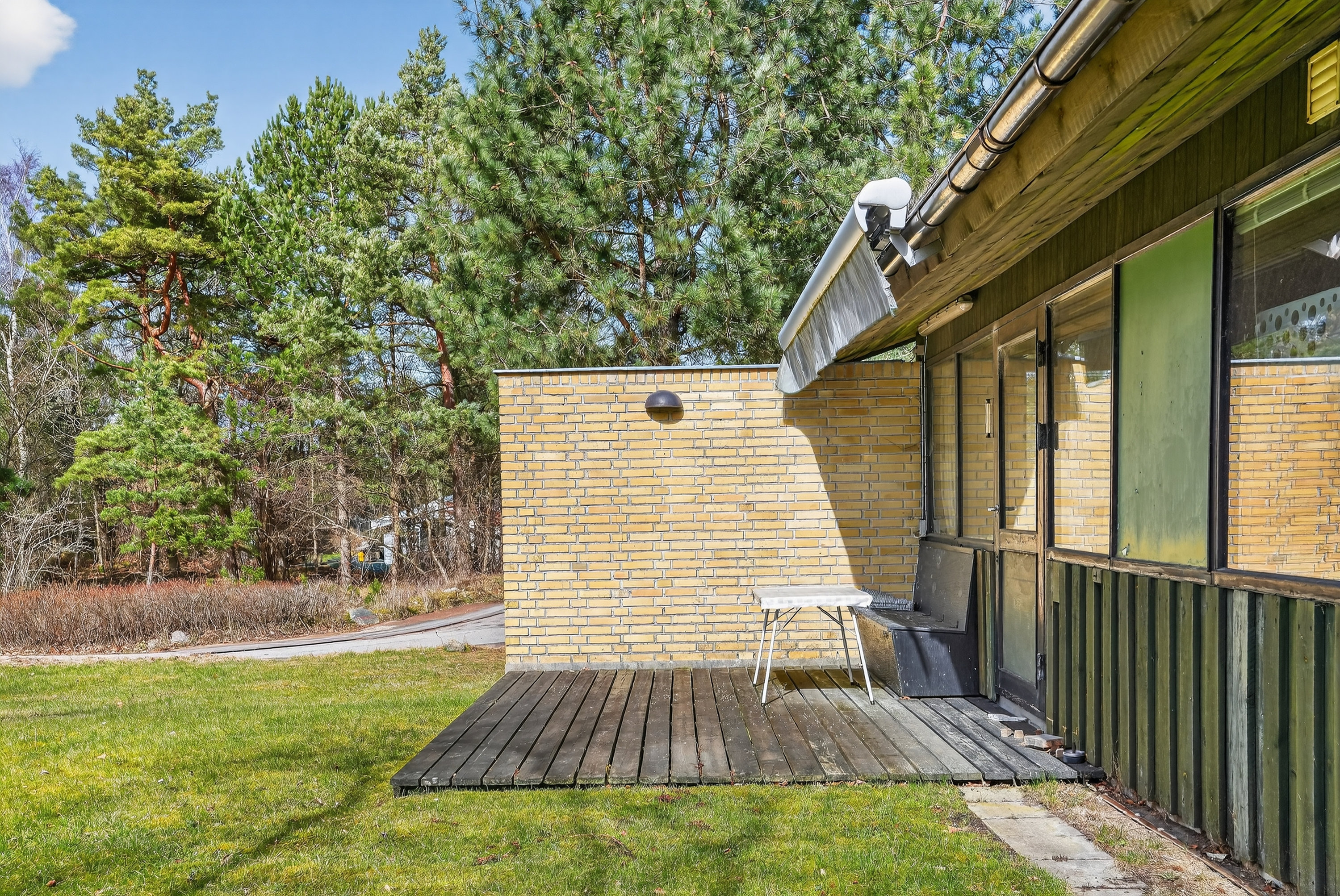 Fremhævet terrasse billede i fuldskærmstilstand. Billede af Skærbyvangen 34, 4500 Nykøbing Sj