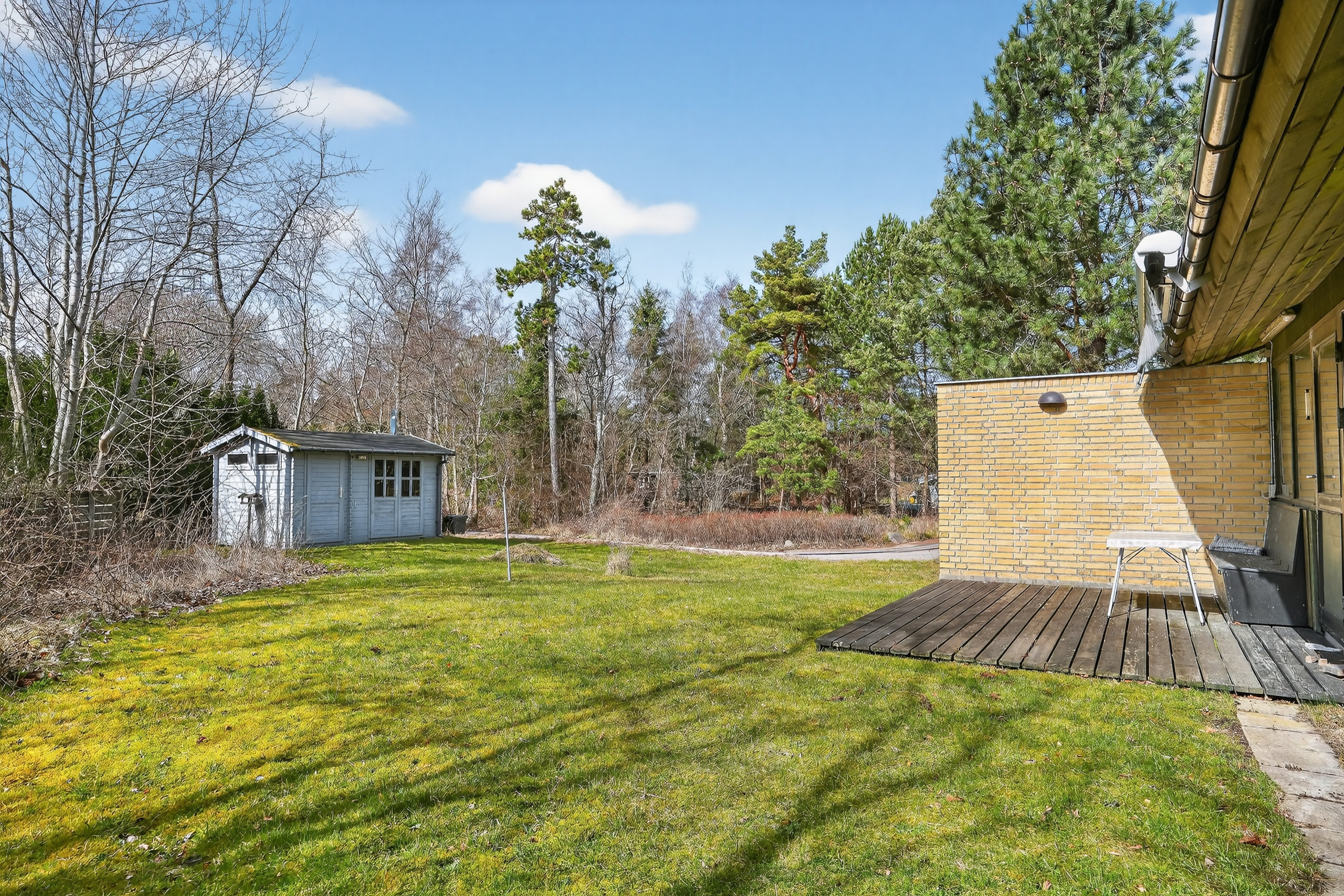 Fremhævet terrasse billede i fuldskærmstilstand. Billede af Skærbyvangen 34, 4500 Nykøbing Sj