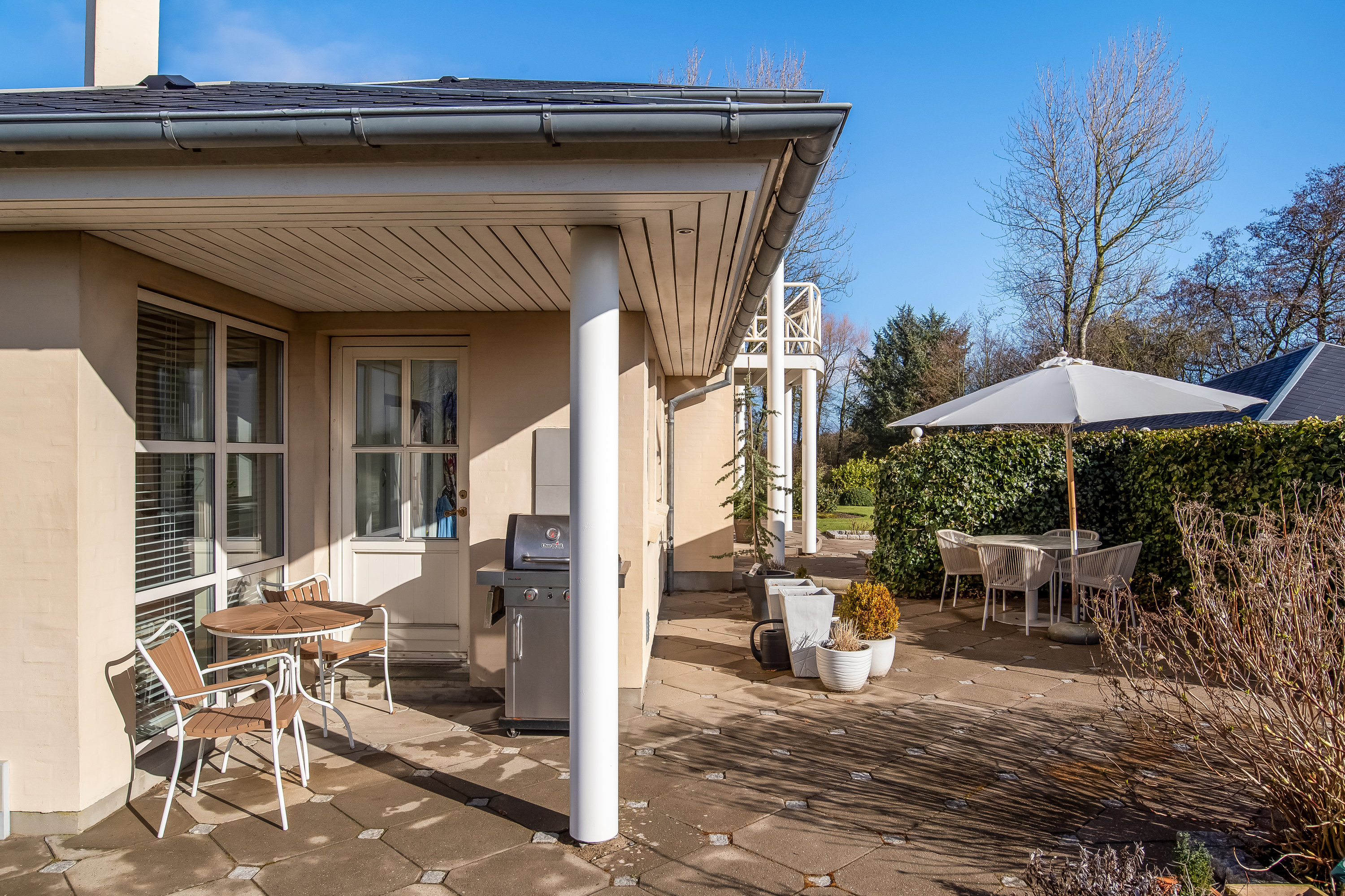 Fremhævet terrasse billede i fuldskærmstilstand. Billede af Vindelevvej 8, Bjert, 7830 Vinderup