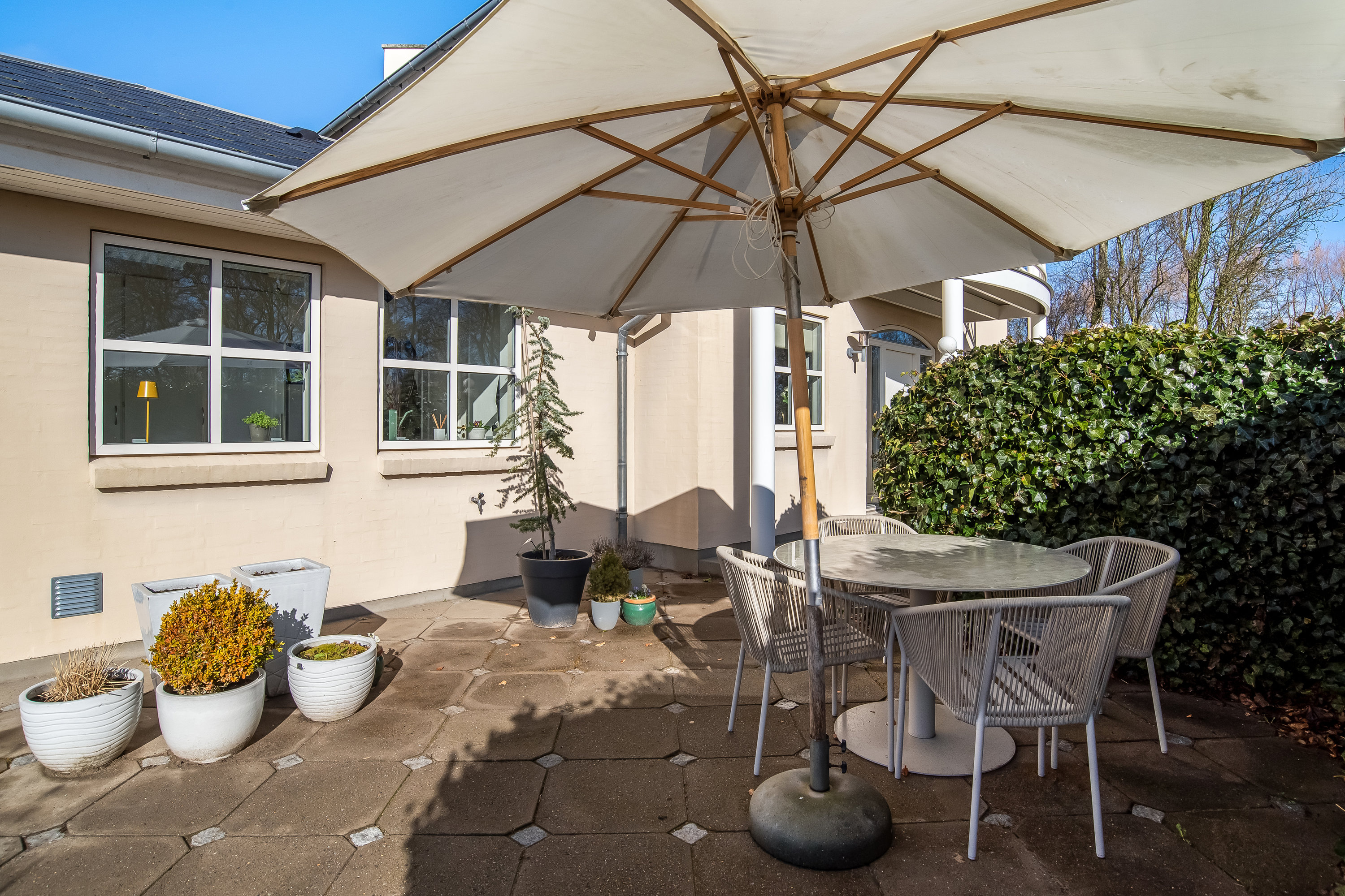 Fremhævet terrasse billede i fuldskærmstilstand. Billede af Vindelevvej 8, Bjert, 7830 Vinderup