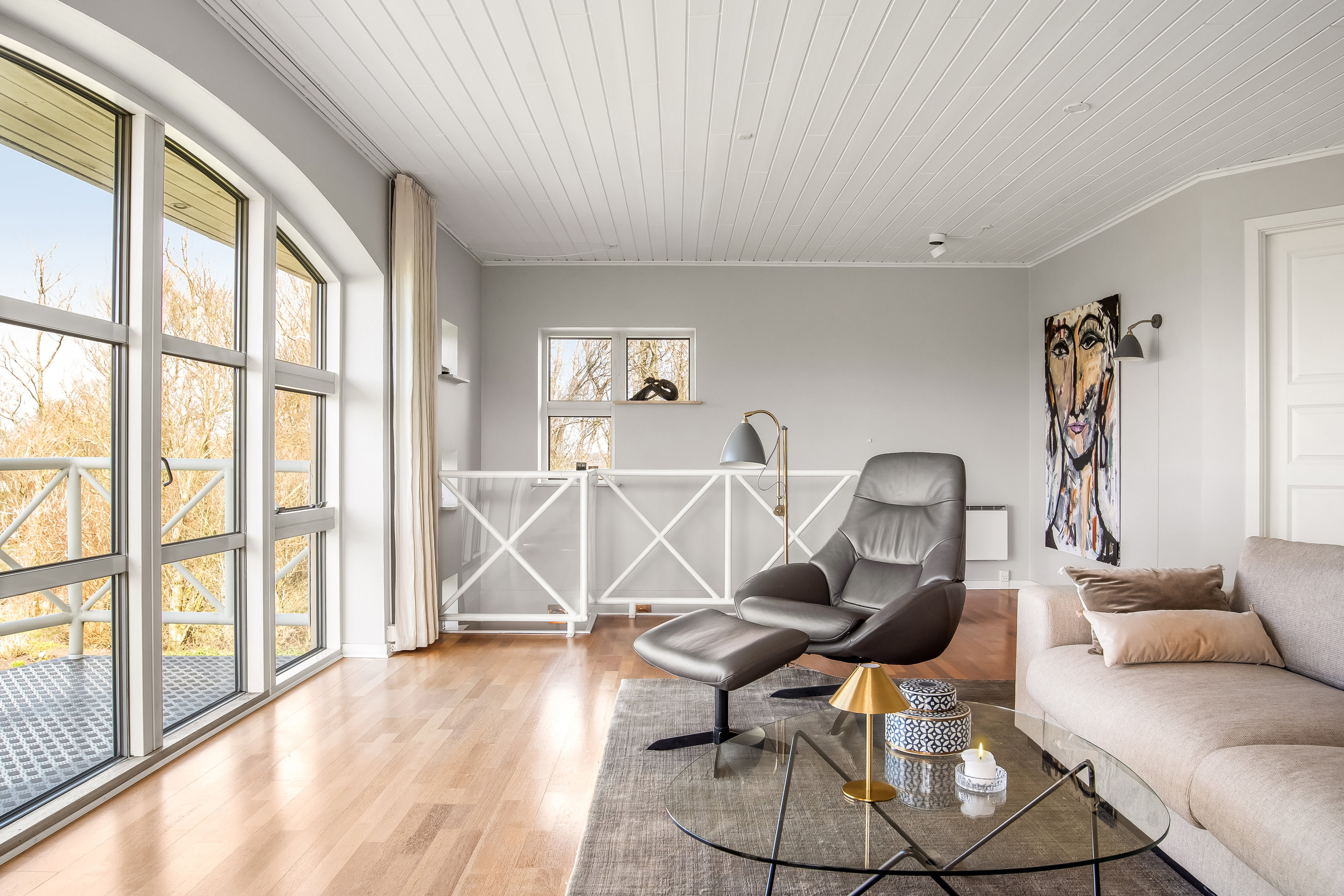 Fremhævet stue billede i fuldskærmstilstand. Billede af Vindelevvej 8, Bjert, 7830 Vinderup