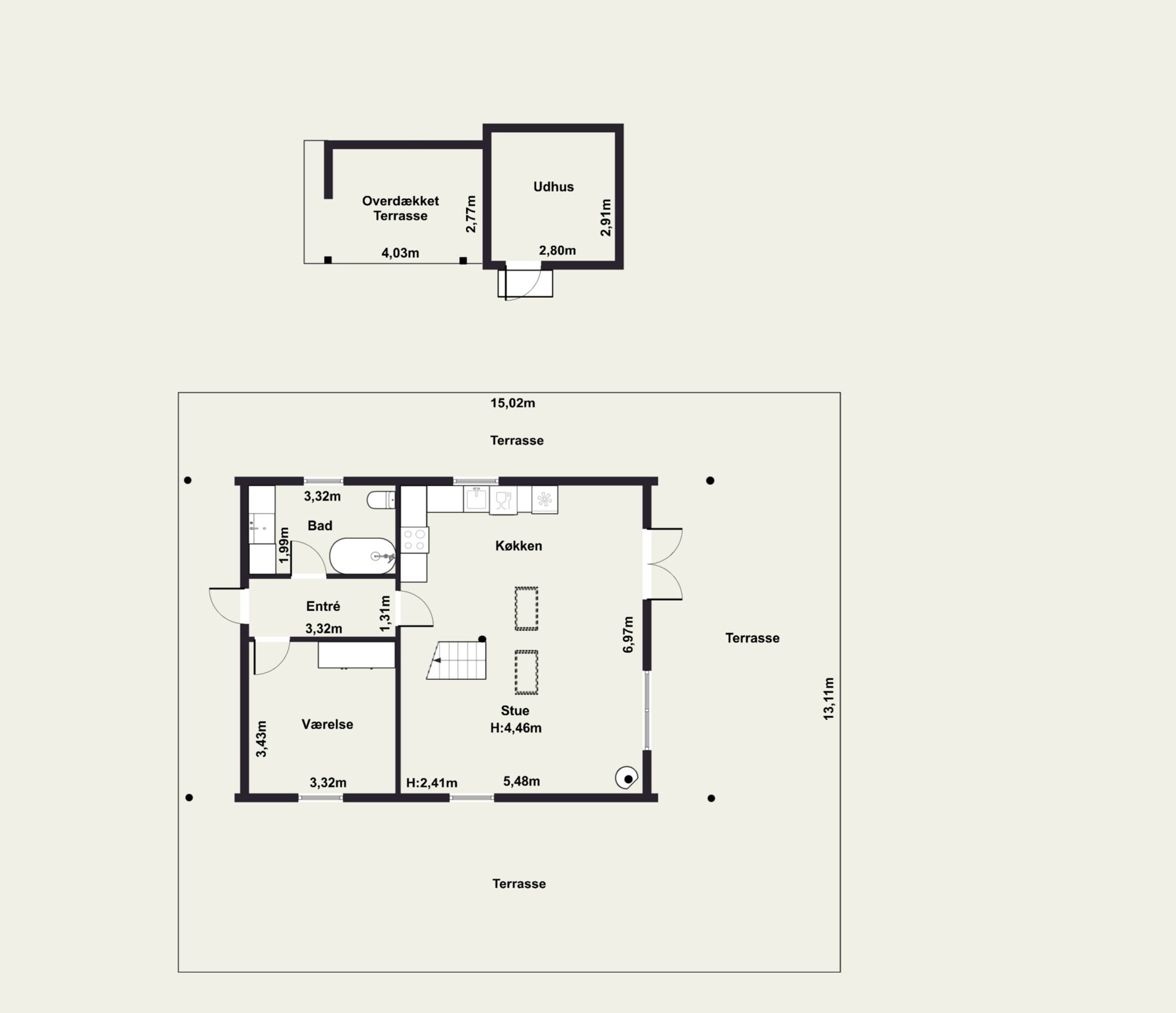 Plantegninger billede af Revlingsvinget 10, Tibirke Sand, 3300 Frederiksværk
