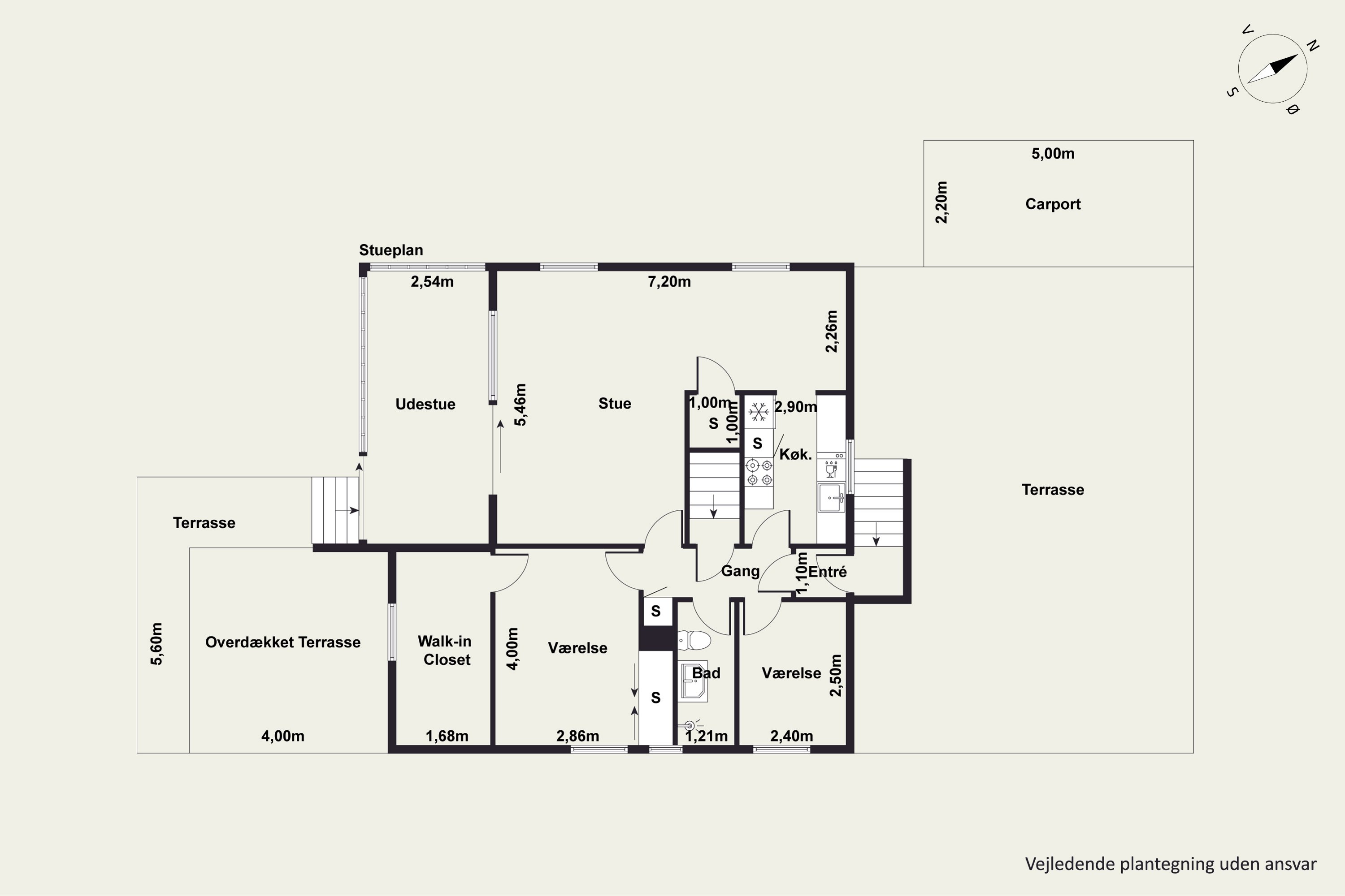 Plantegninger billede af Rødkløvervej 15, 9430 Vadum