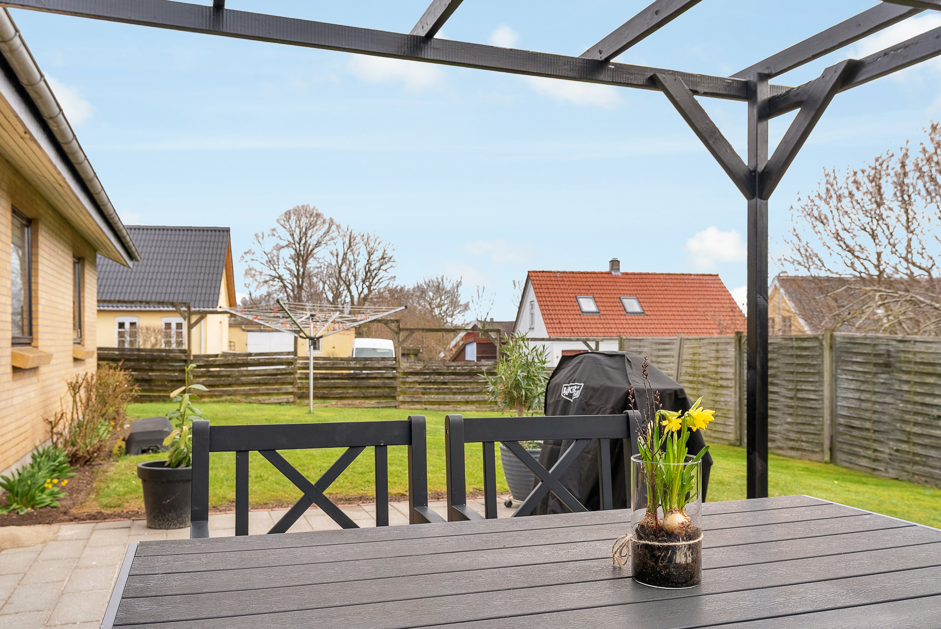 Fremhævet altan billede i fuldskærmstilstand. Billede af Tjørnevej 3, Korinth, 5600 Faaborg