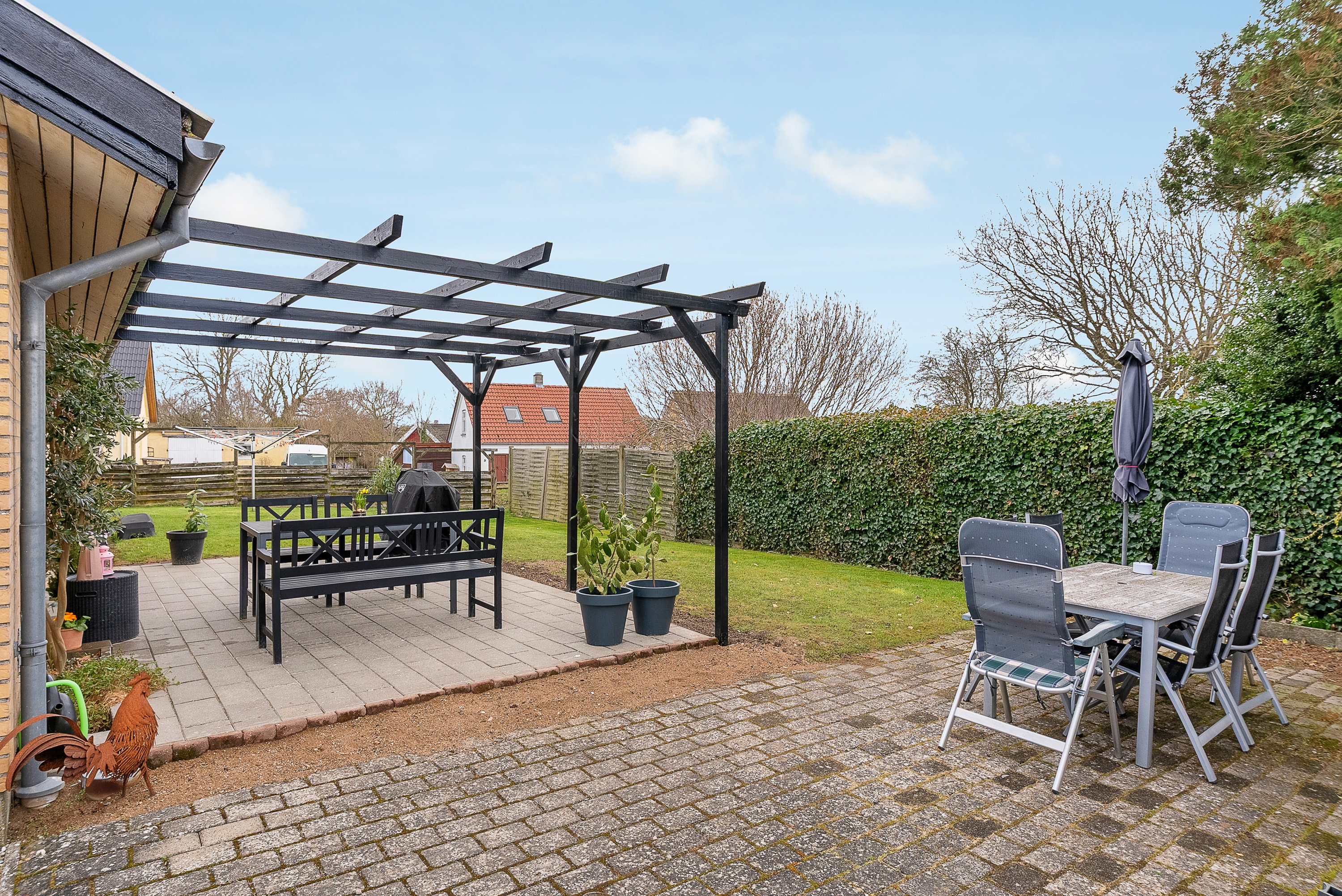 Fremhævet terrasse billede i fuldskærmstilstand. Billede af Tjørnevej 3, Korinth, 5600 Faaborg