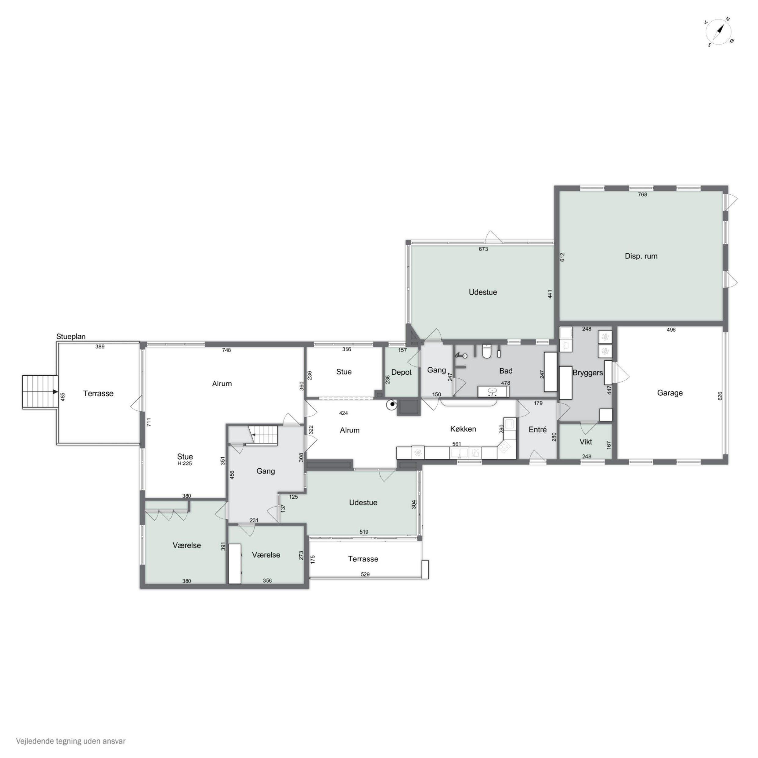 Plantegninger billede af Gammelgårdsvej 7, Stårup, 4500 Nykøbing Sj