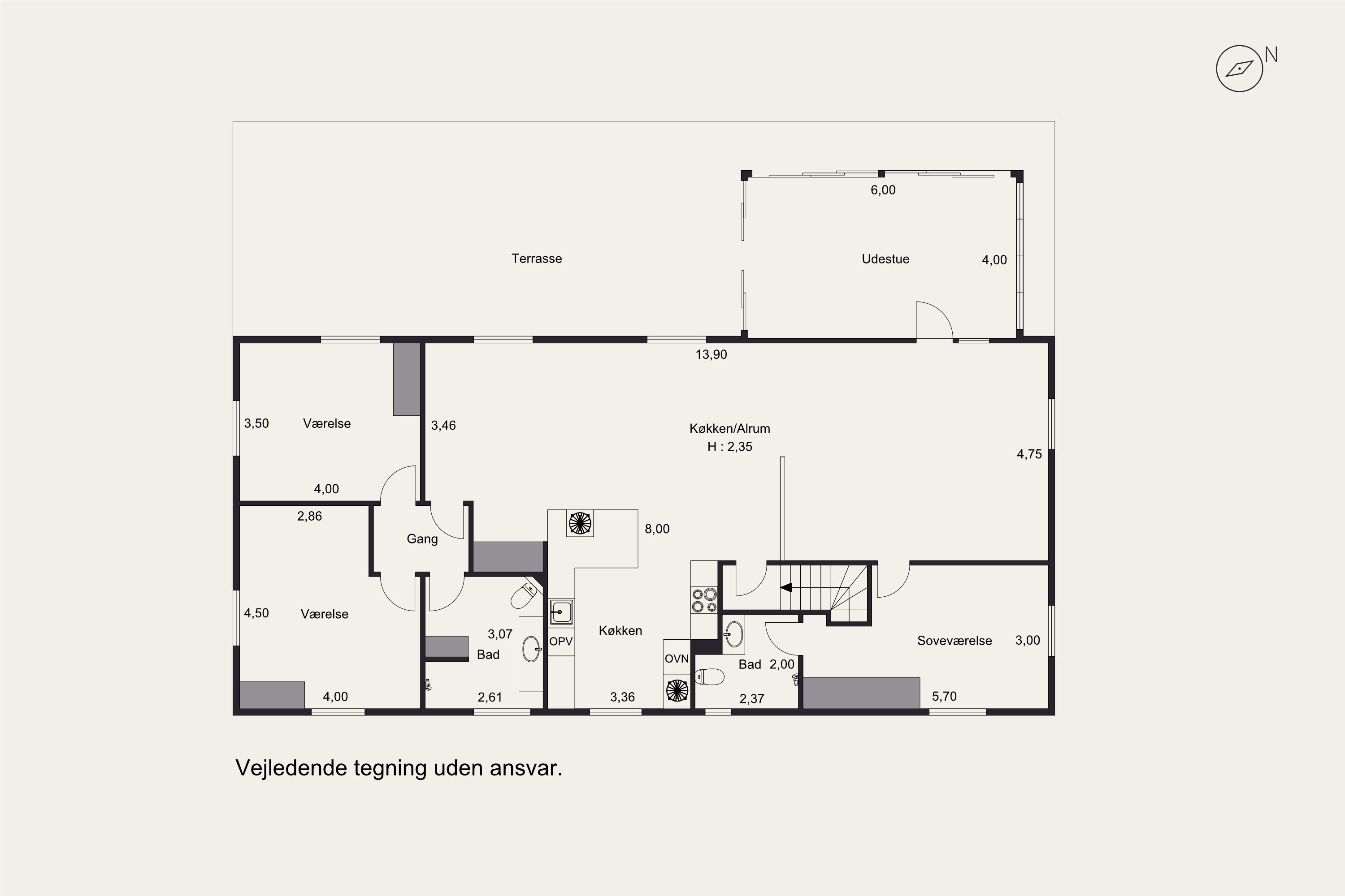 Plantegninger billede af Agervænget 6, Tved, 6000 Kolding