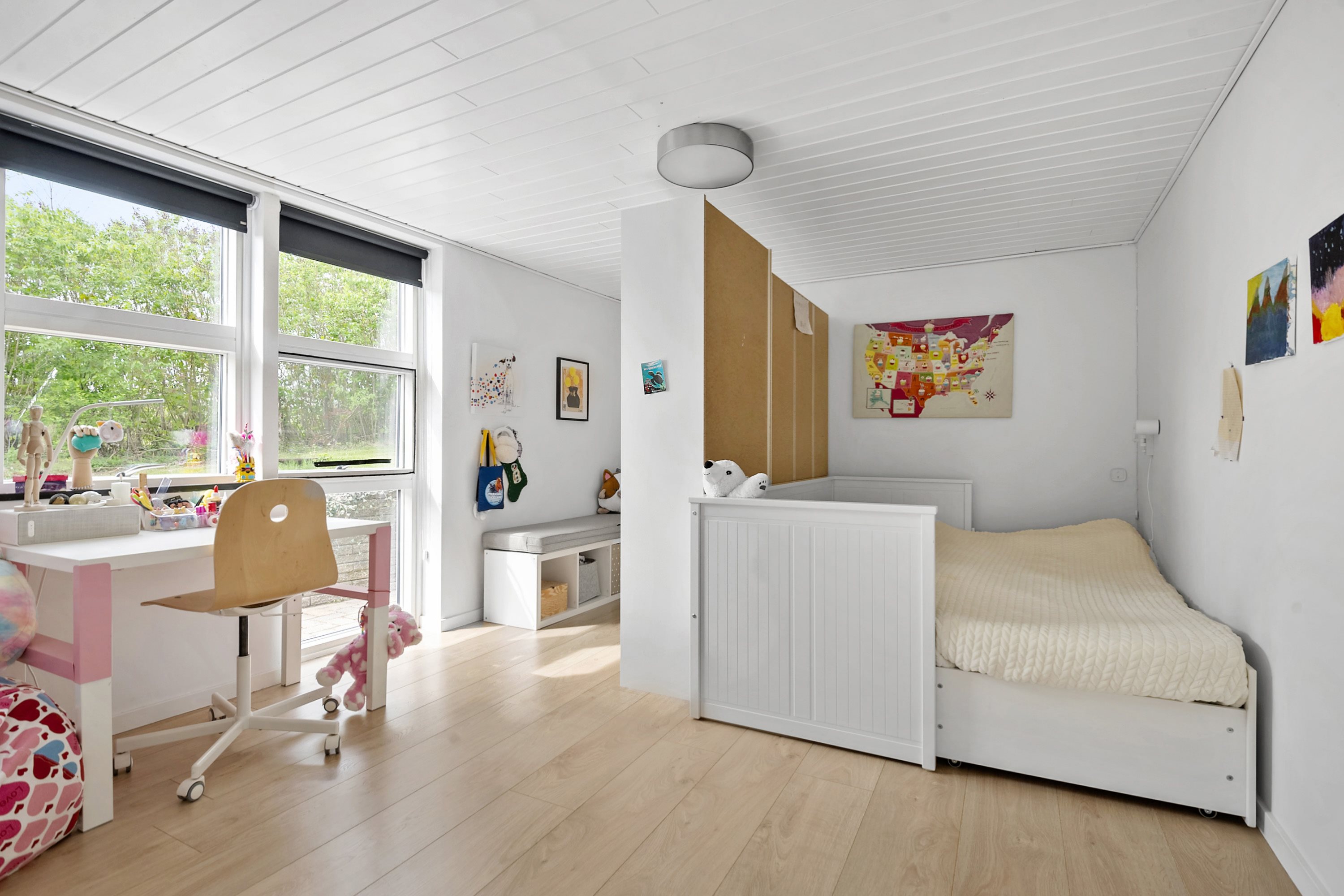 Fremhævet soveværelse billede i fuldskærmstilstand. Billede af Rønhøjs Ager 15, 8300 Odder