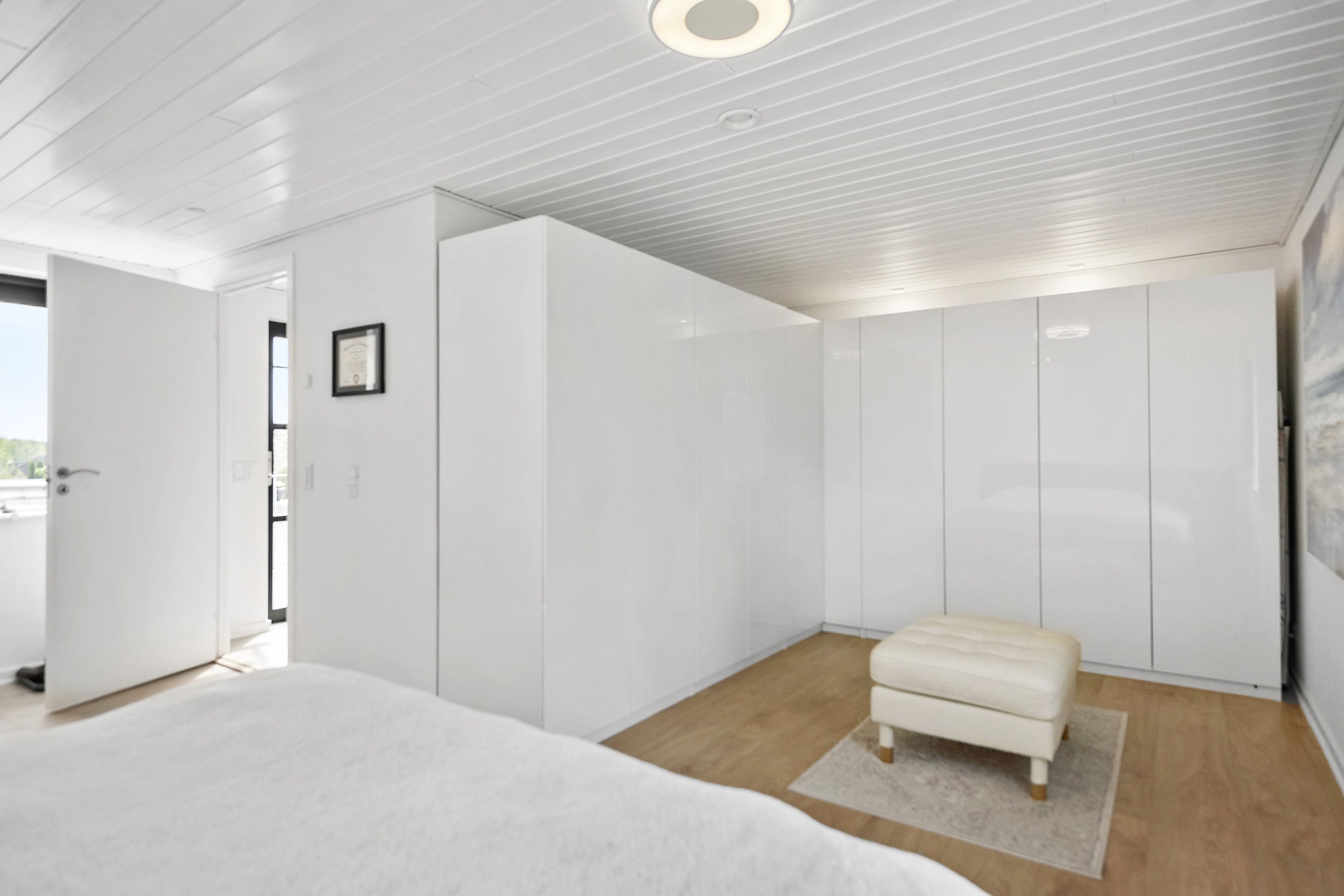 Fremhævet soveværelse billede i fuldskærmstilstand. Billede af Rønhøjs Ager 15, 8300 Odder