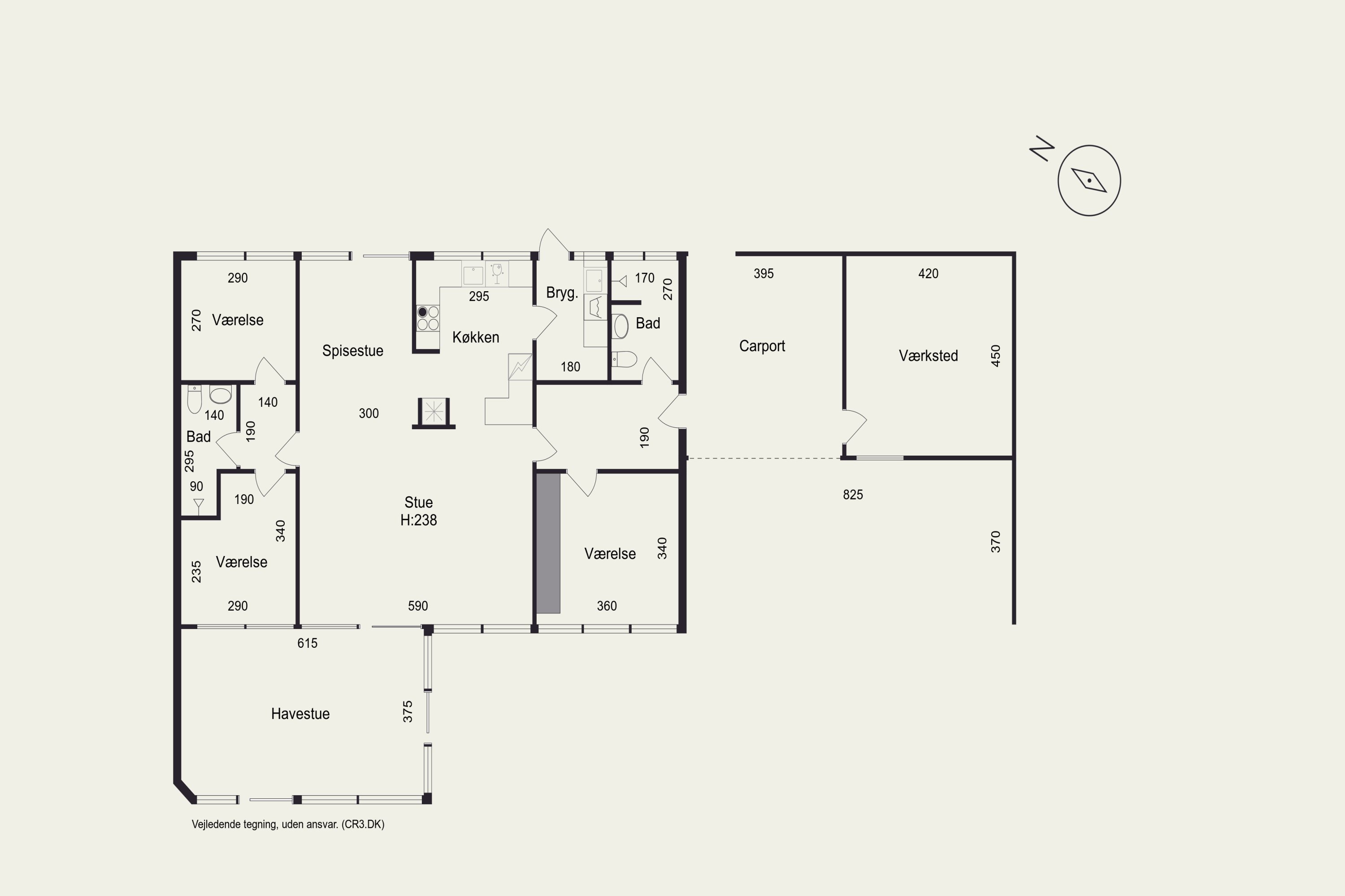 Plantegninger billede af Maglegårdsvej 413, 3480 Fredensborg