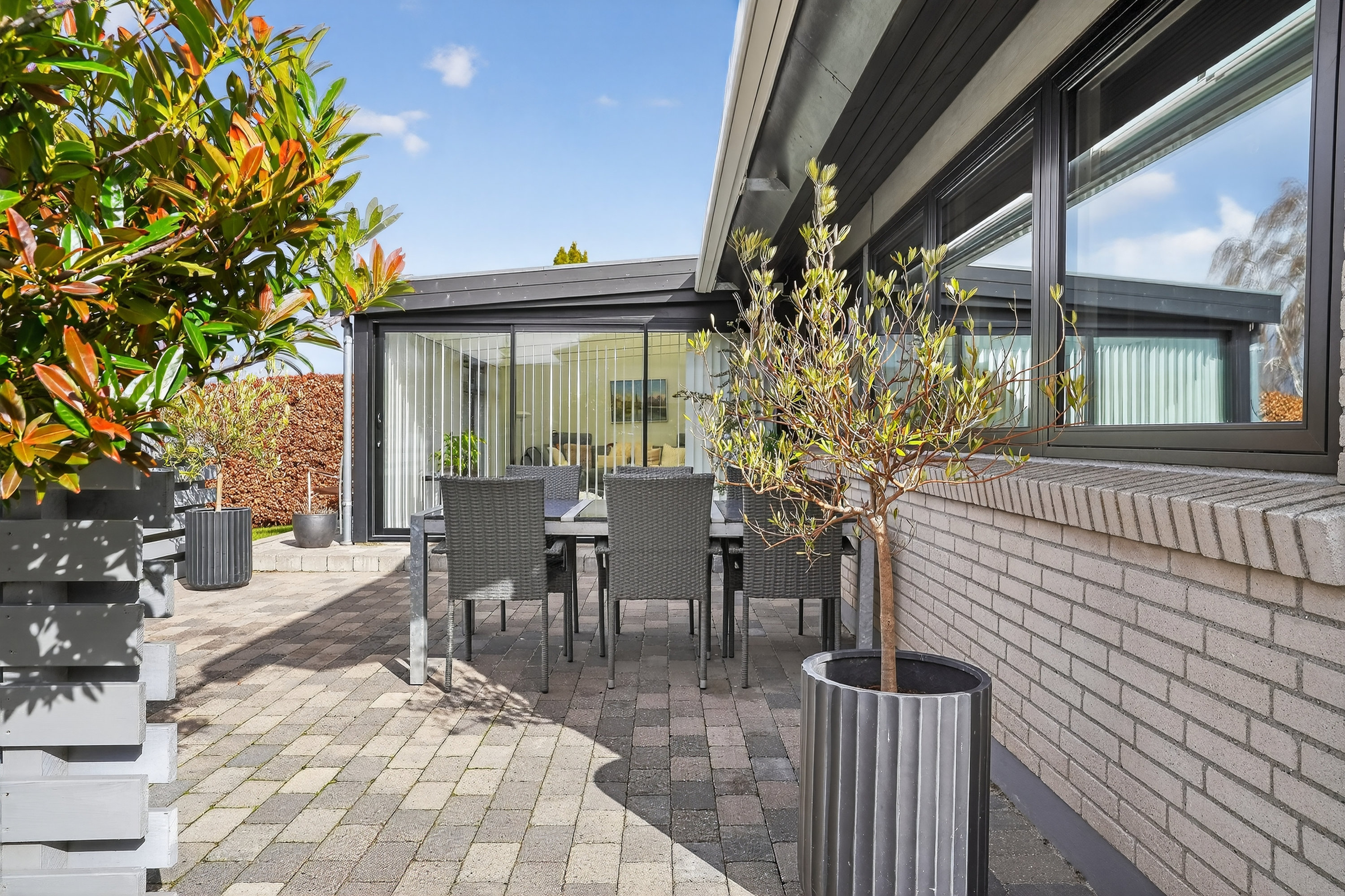 Fremhævet terrasse billede i fuldskærmstilstand. Billede af Maglegårdsvej 413, 3480 Fredensborg