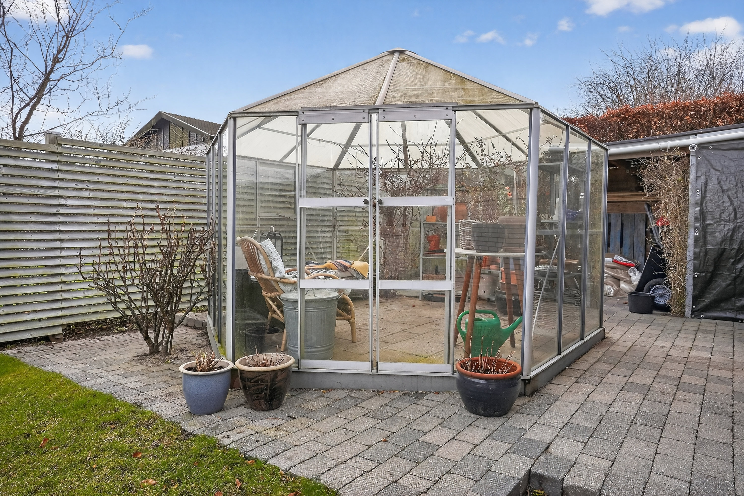 Fremhævet terrasse billede i fuldskærmstilstand. Billede af Maglegårdsvej 413, 3480 Fredensborg