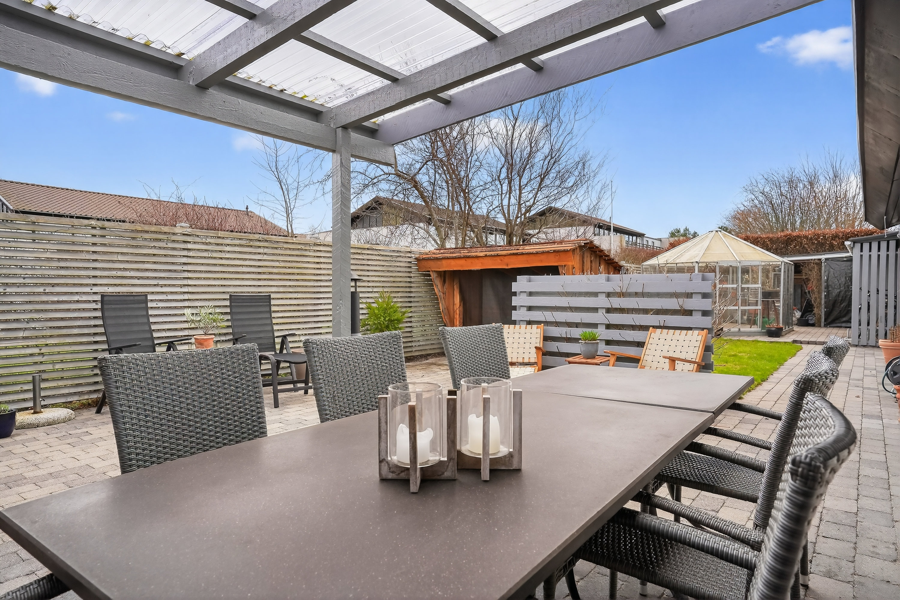 Fremhævet terrasse billede i fuldskærmstilstand. Billede af Maglegårdsvej 413, 3480 Fredensborg