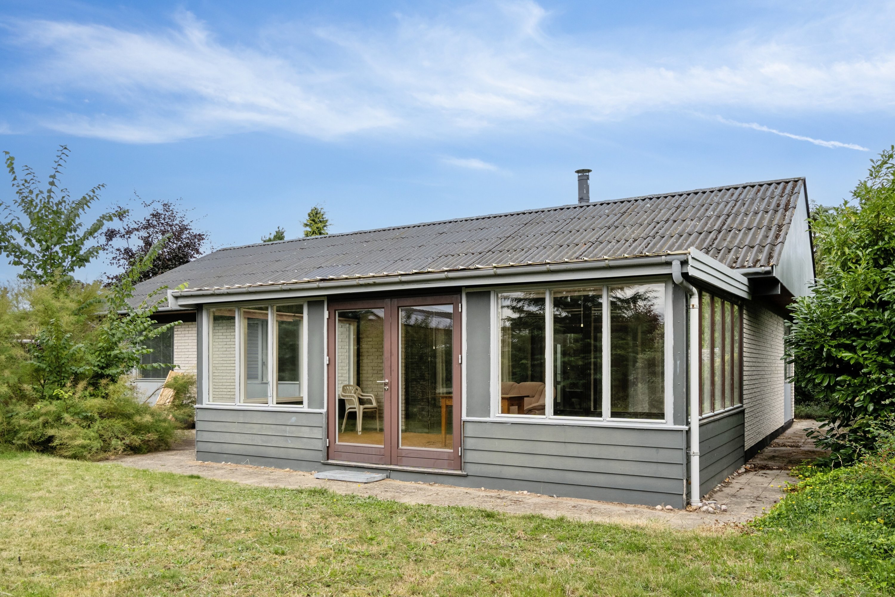 Fremhævet facade billede i fuldskærmstilstand. Billede af Blichersvej 6, 4500 Nykøbing Sj