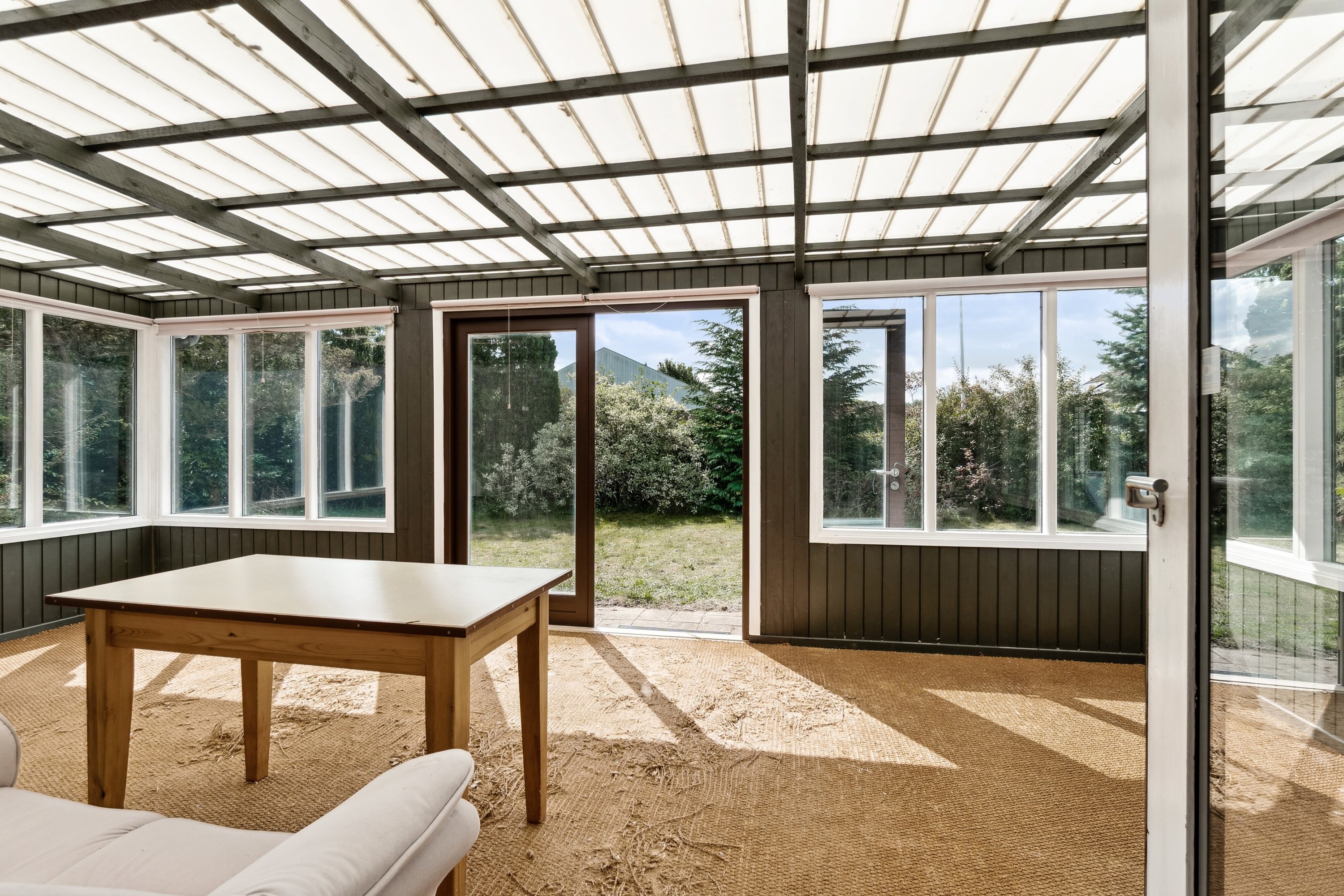 Fremhævet overdækket terrasse billede i fuldskærmstilstand. Billede af Blichersvej 6, 4500 Nykøbing Sj