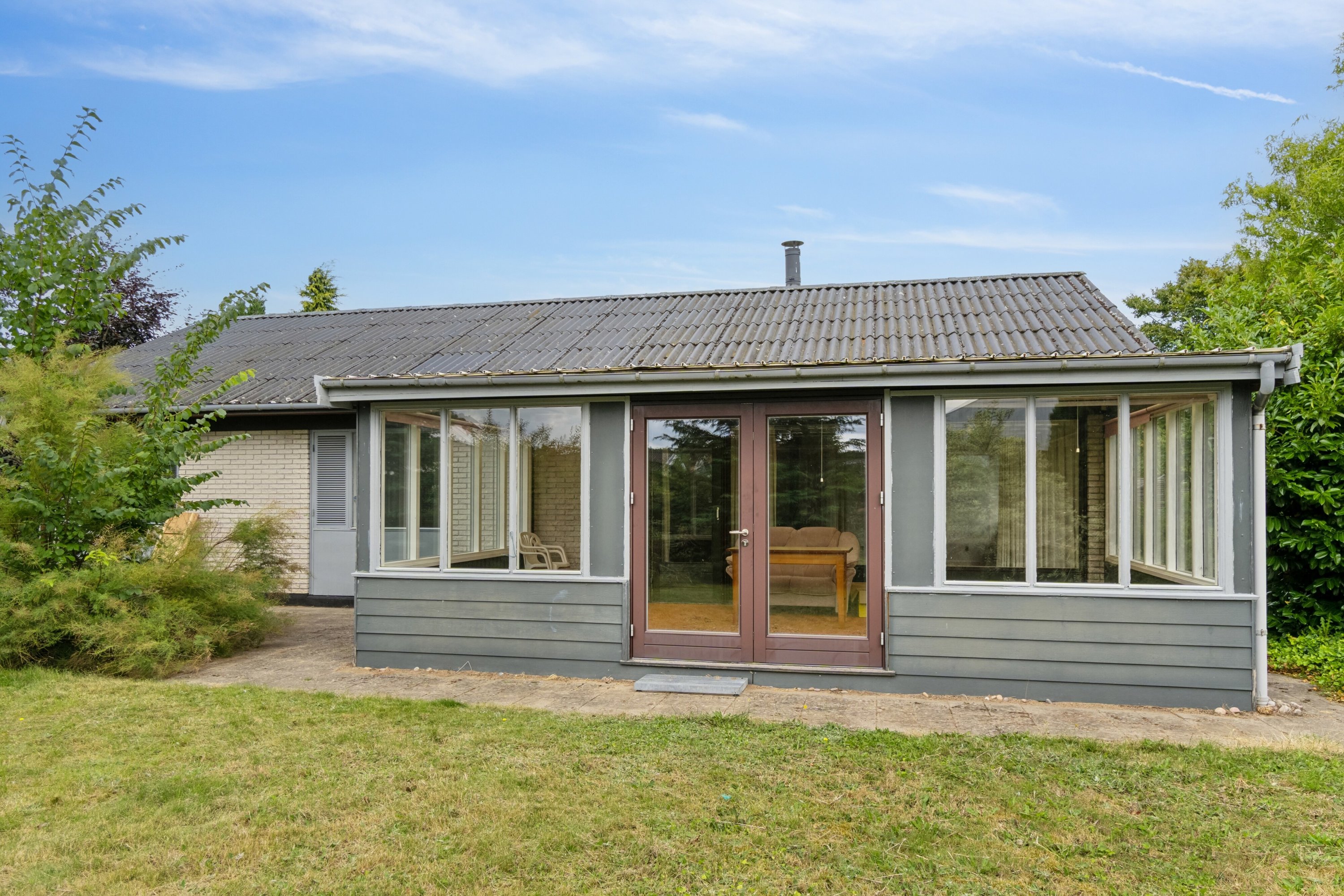 Fremhævet facade billede i fuldskærmstilstand. Billede af Blichersvej 6, 4500 Nykøbing Sj