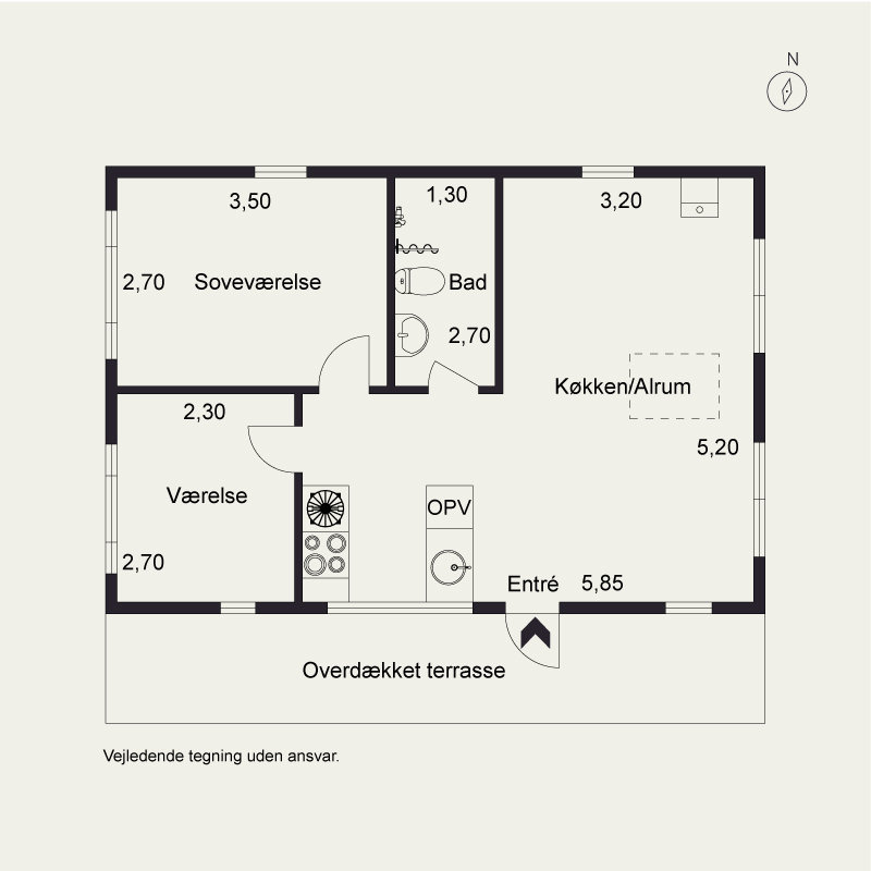 Plantegninger billede af Øster-Skovvej 93, Nørhede, 6990 Ulfborg