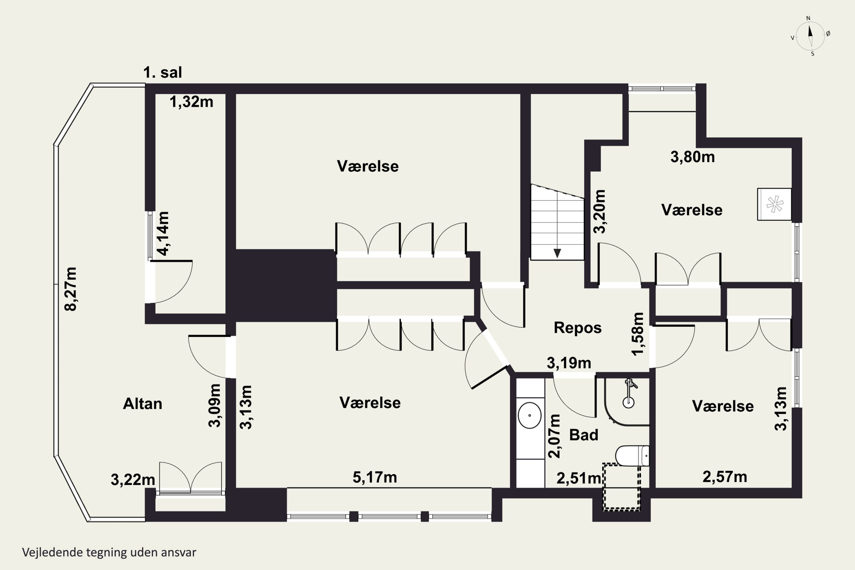 Plantegninger billede af Elmevej 7C, Skovbakken, 3300 Frederiksværk