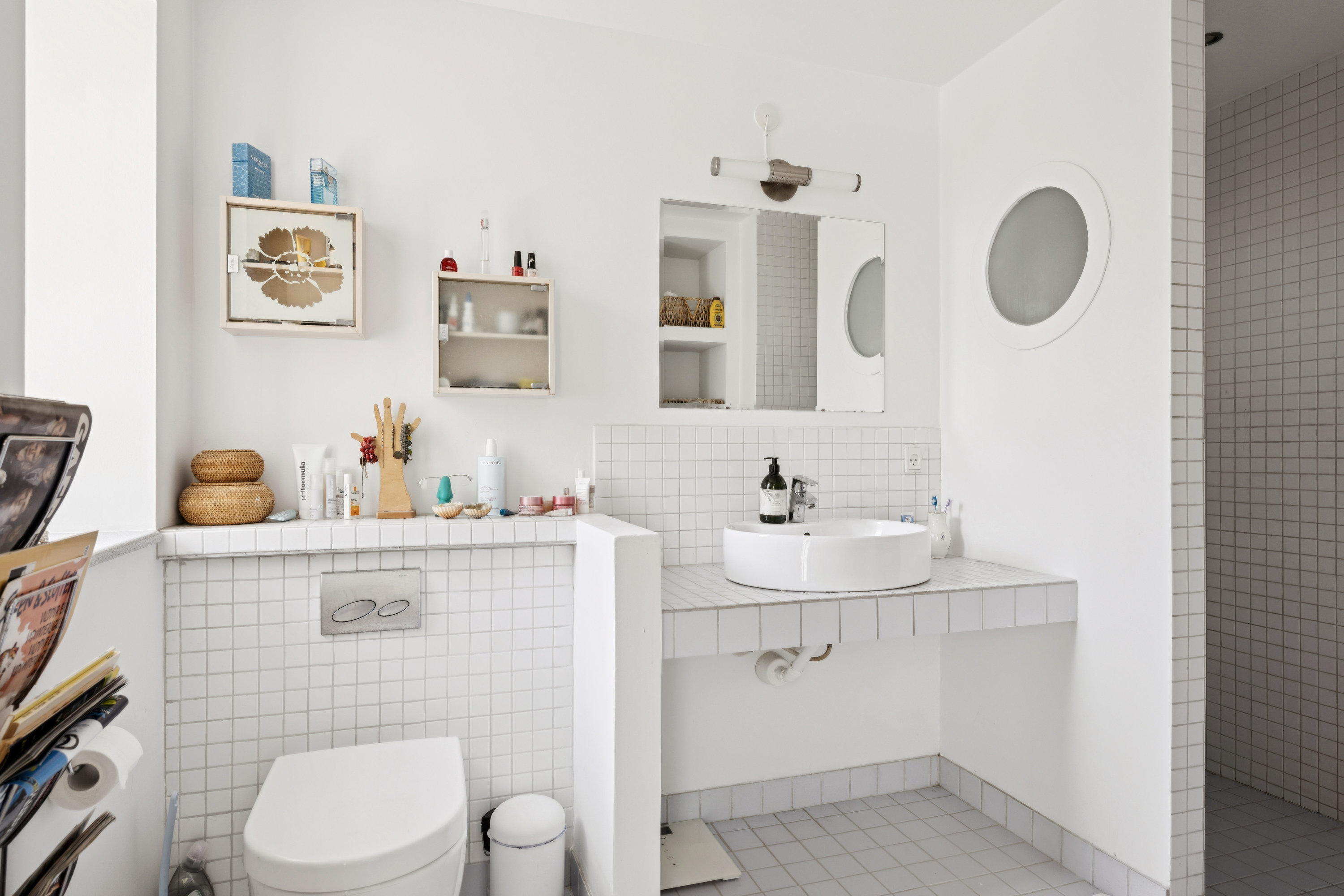 Fremhævet badeværelse billede i fuldskærmstilstand. Billede af Vegavej 22, Dråby, 8400 Ebeltoft