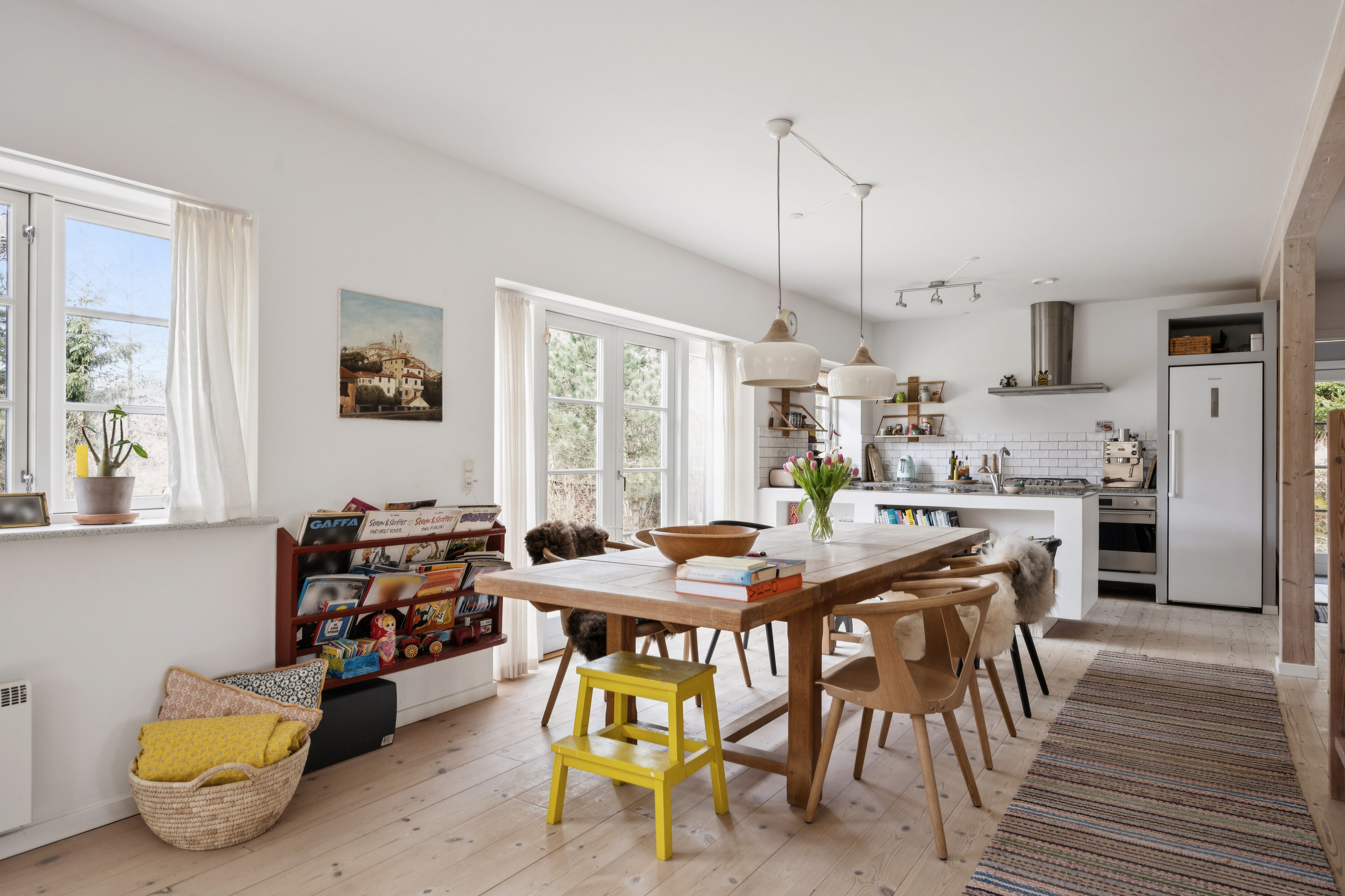 Fremhævet stue billede i fuldskærmstilstand. Billede af Vegavej 22, Dråby, 8400 Ebeltoft