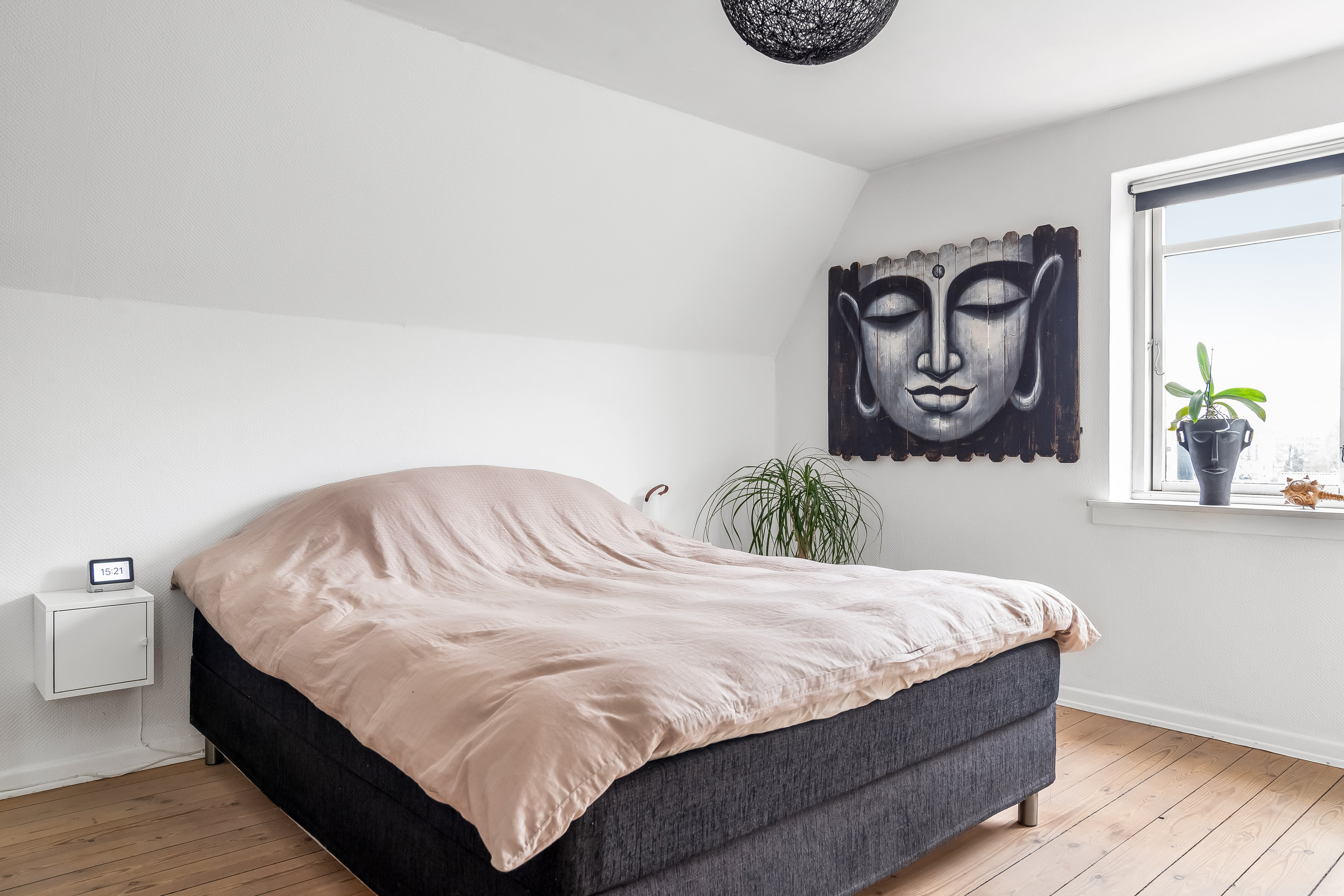 Fremhævet soveværelse billede i fuldskærmstilstand. Billede af Holbergsvej 30, 7500 Holstebro